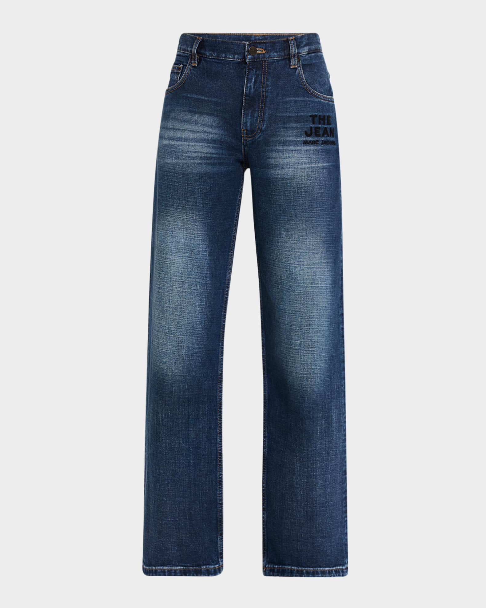 デニム・ジーパン Marc Jacobs The Rip And Repair Straight Jean' Jeans Marc Jacobs The Jean Straight-Leg Pants | Neiman Marcus