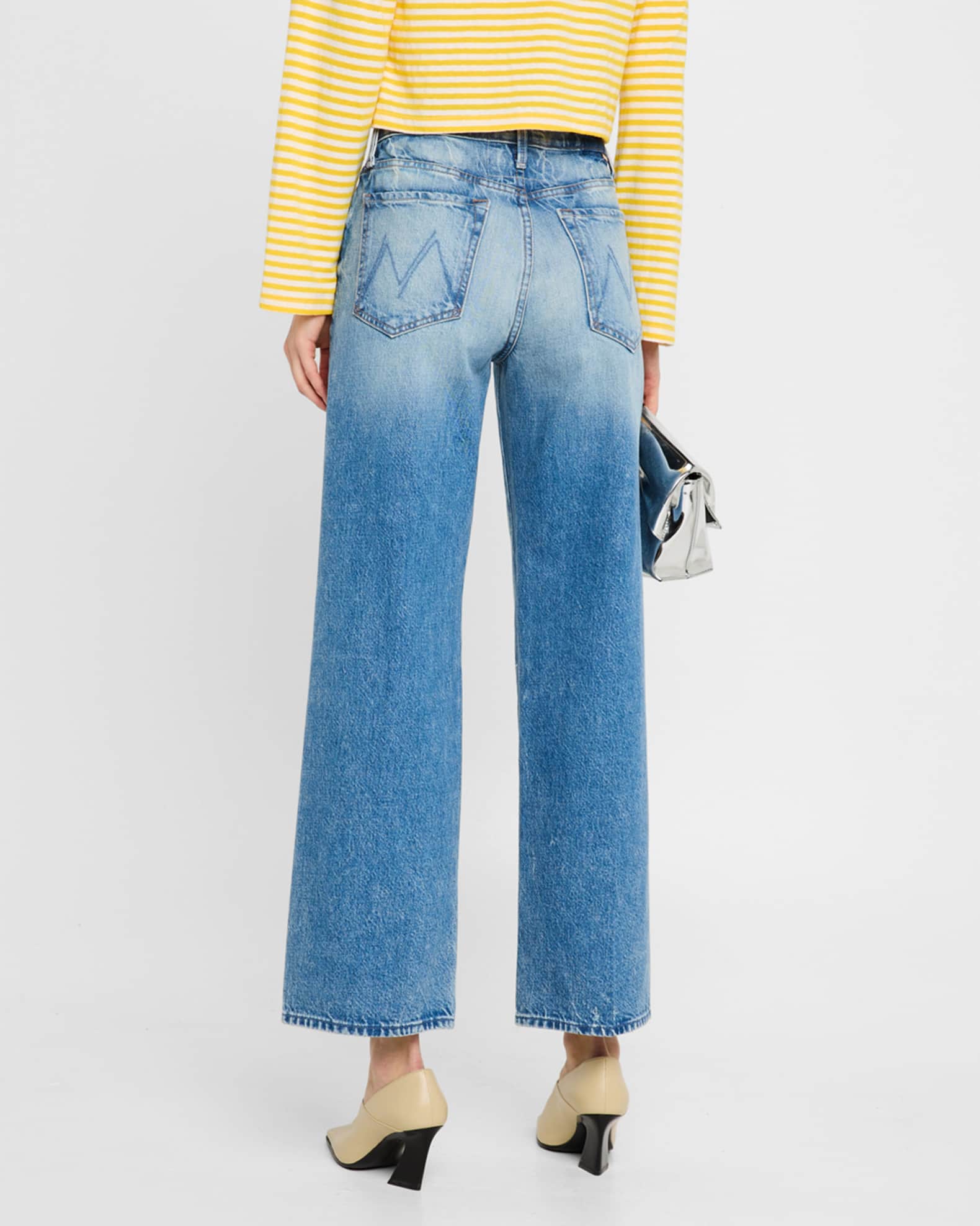 デニム・ジーパン MOTHER Woman Jeans Blue 18881230/A RGZ MOTHER Women Denim Pants 18881230A RGZ BLUE (MOTHER/デニム