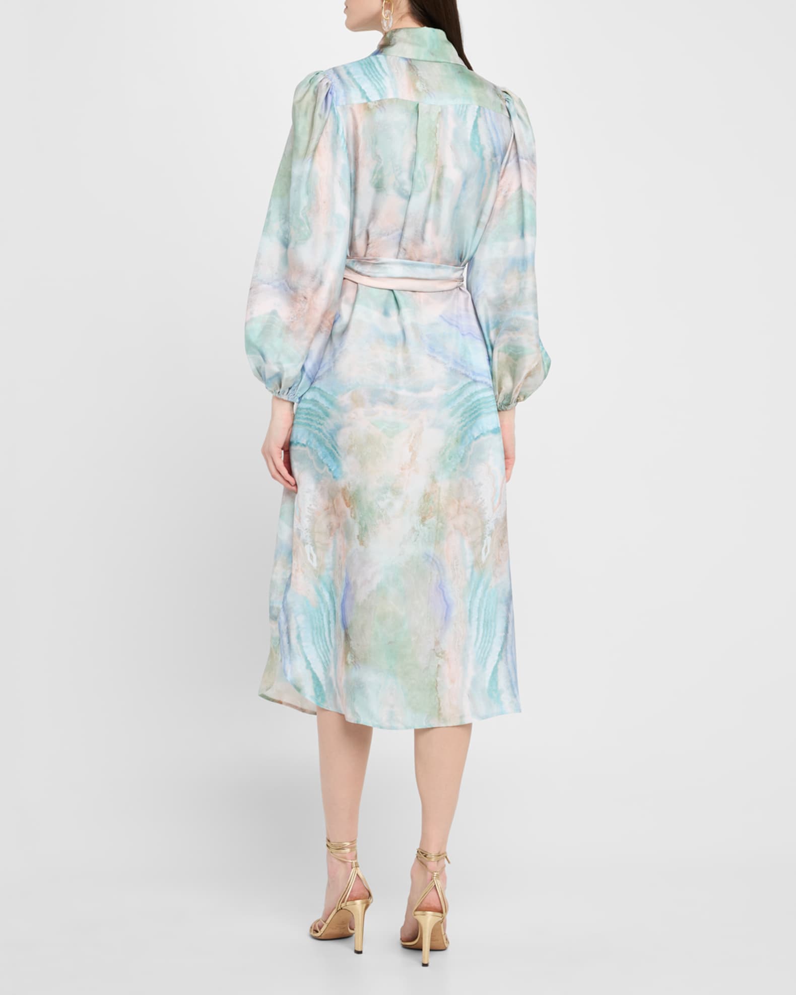 Zimmermann Illuminate Midi Shirtdress | Neiman Marcus