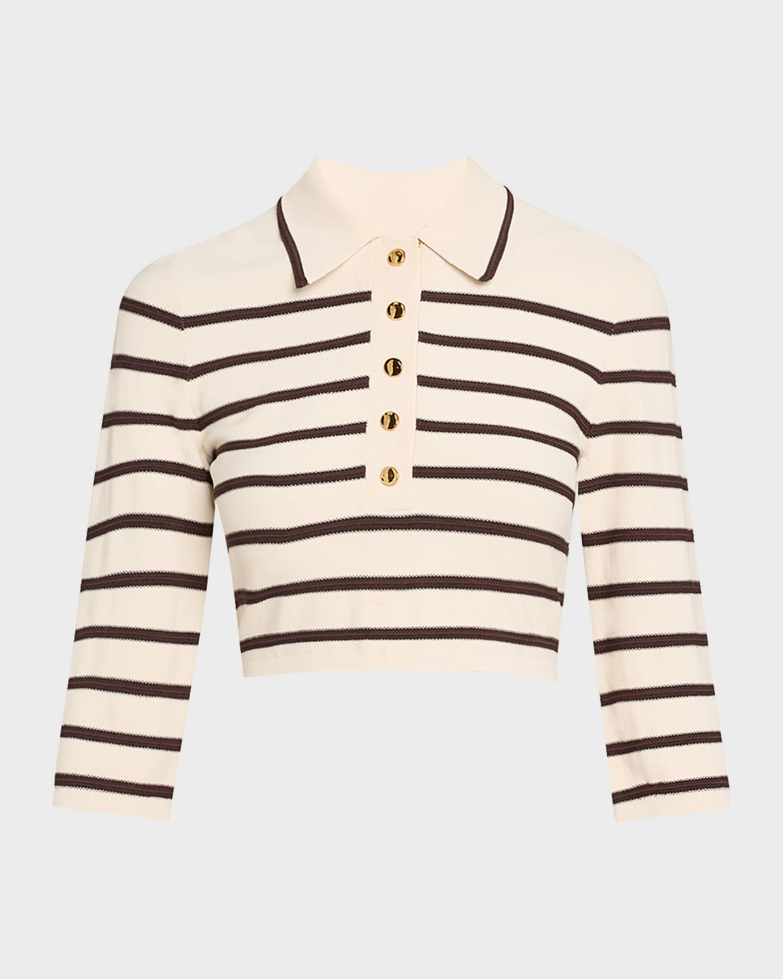 Illuminate Stripe Polo Top 0