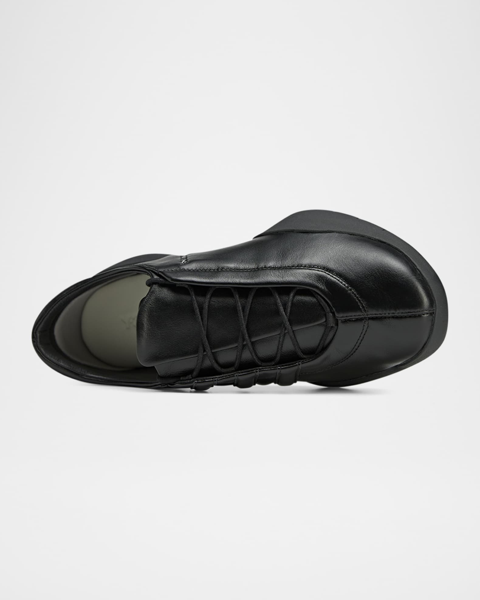 Y-3 Men's Regu Leather Low-Top Sneakers | Neiman Marcus