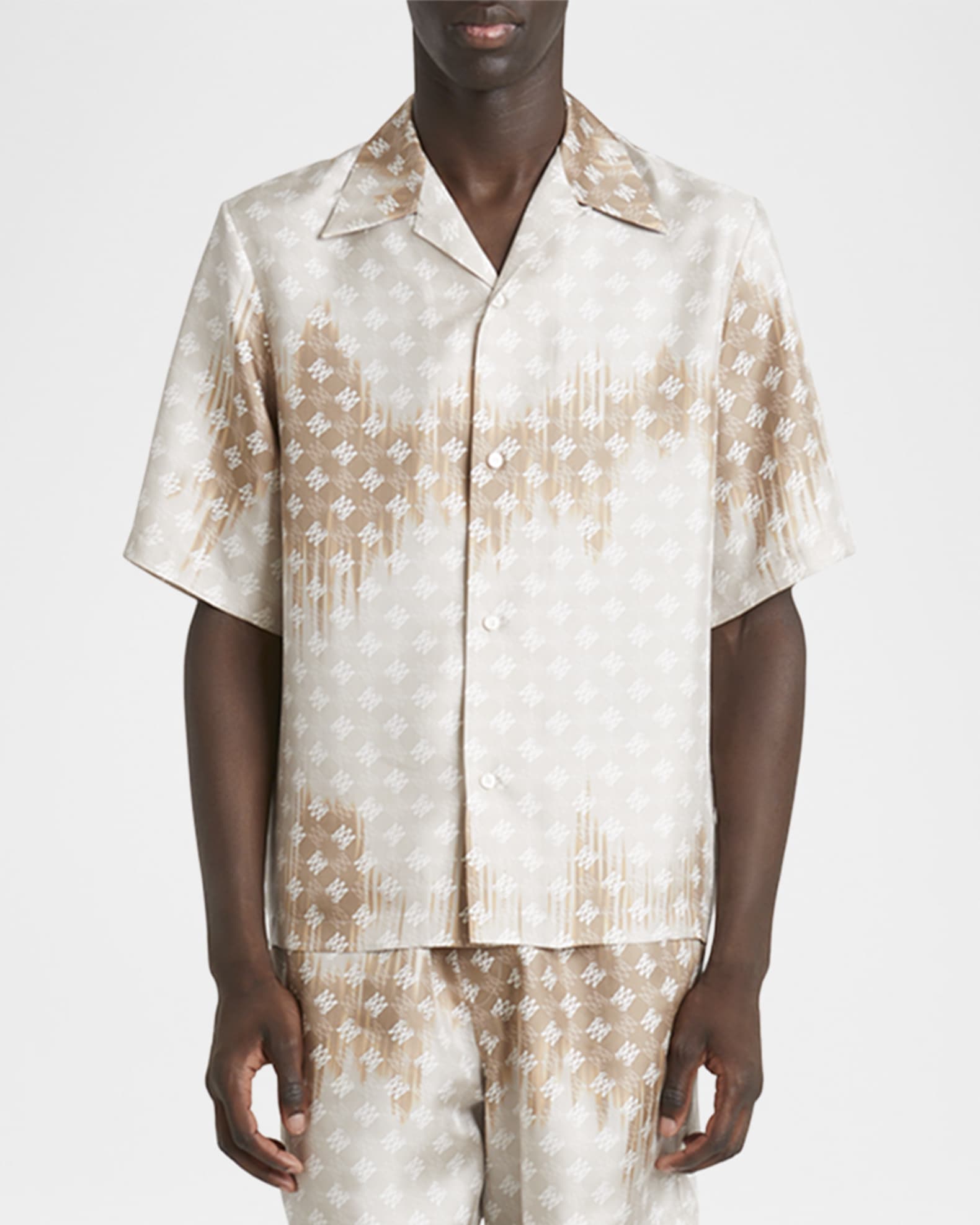 Men's MA Quad Bleached Camp Shirt 1
