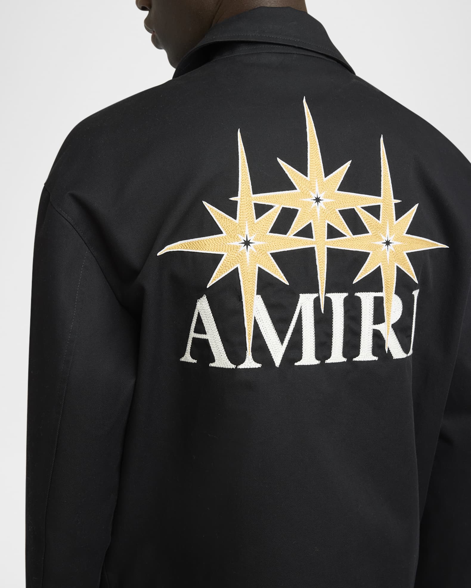 Amiri Men's Starburst Zip Blouson Jacket | Neiman Marcus