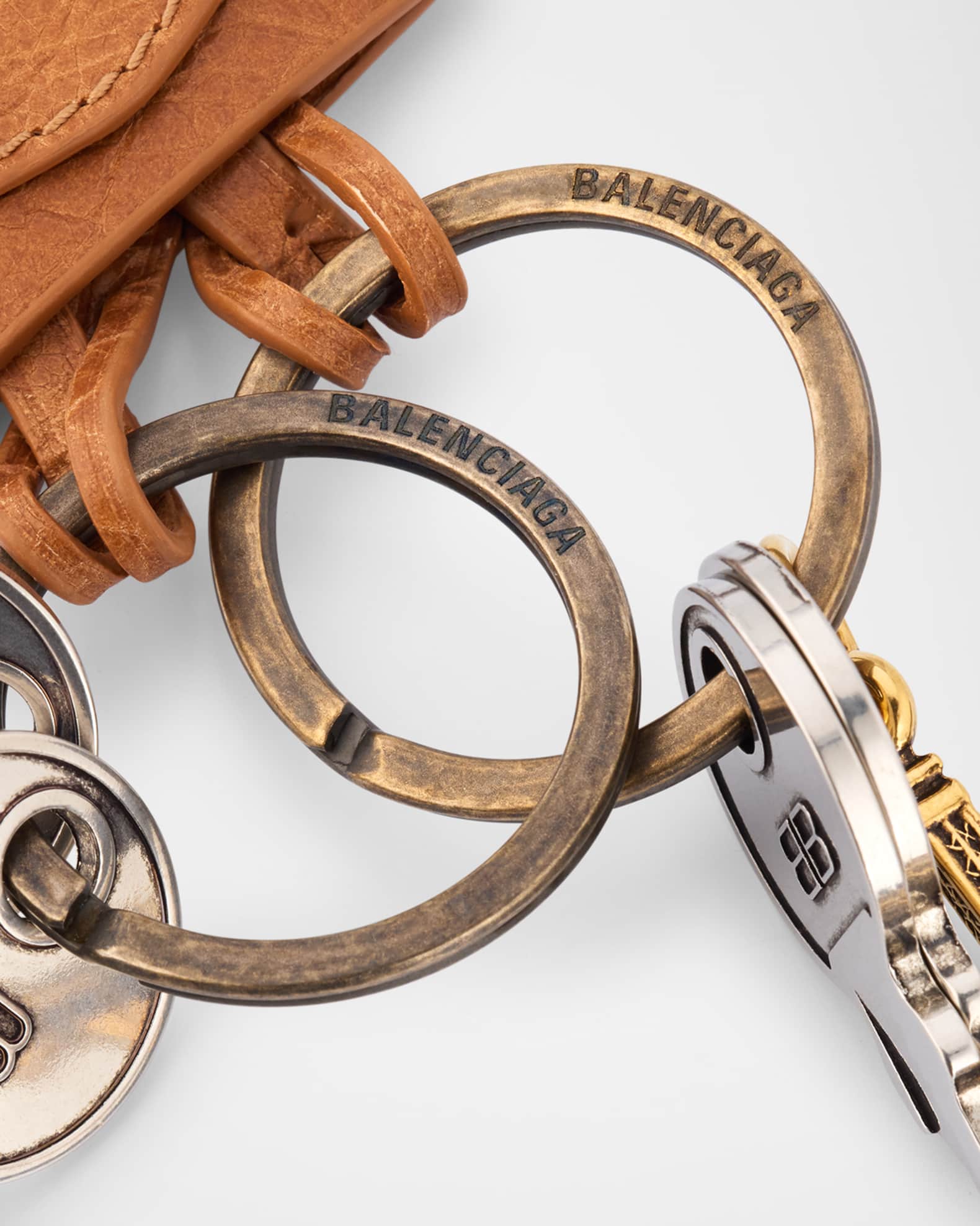 Balenciaga Le City Eiffel Tower Charm Keyring | Neiman Marcus