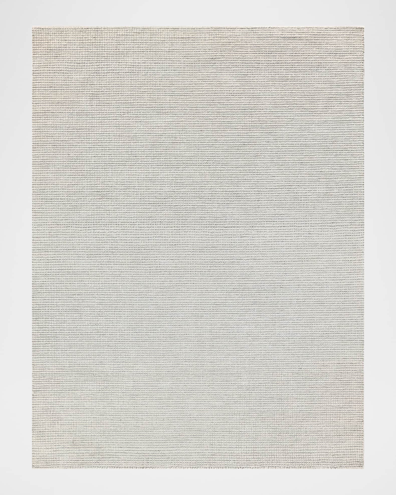 Key West Hand-Tufted Light Silver Rug, 8' x 10' 0