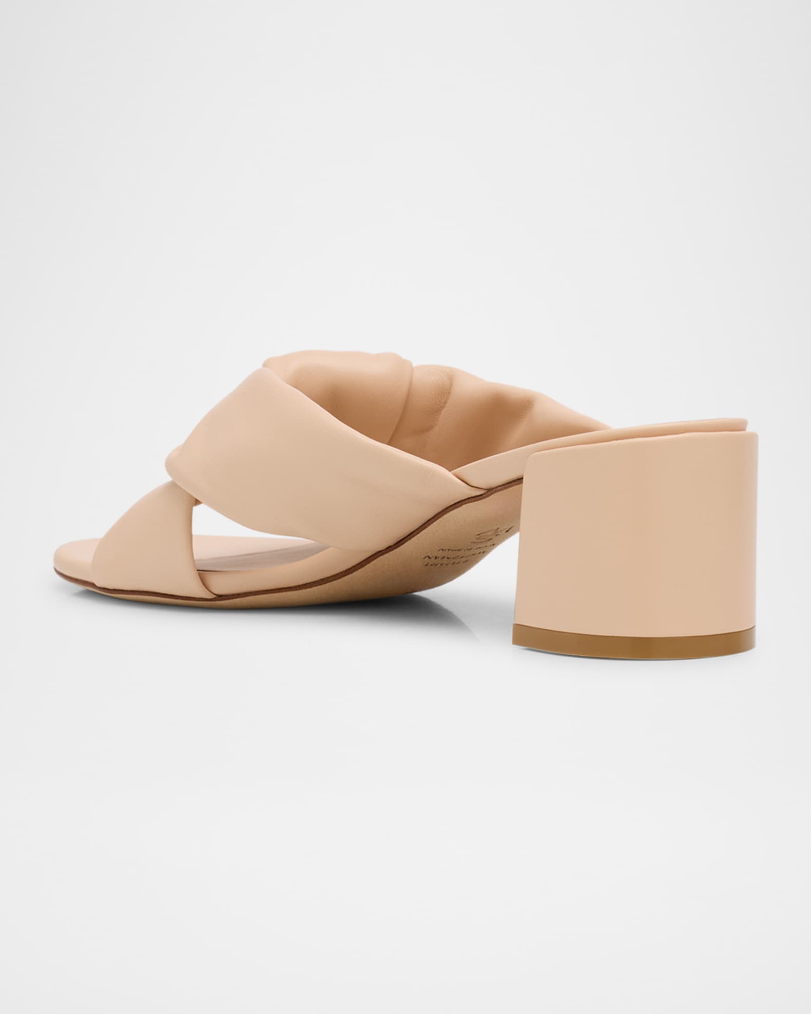 Cece Leather Twisted Ring Slide Sandals 1