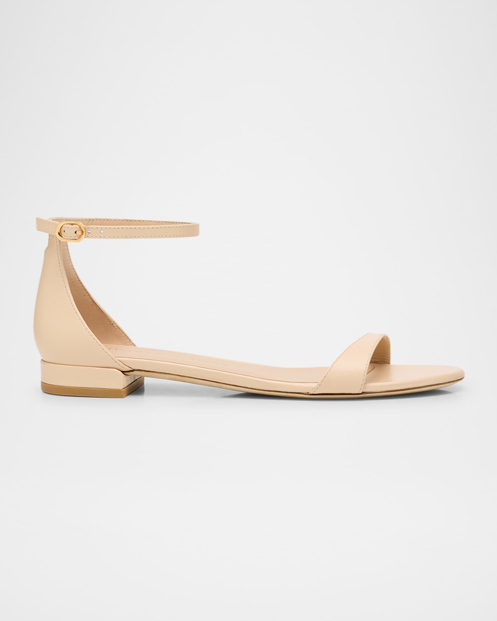 Nudist Leather Ankle-Strap Sandals 0