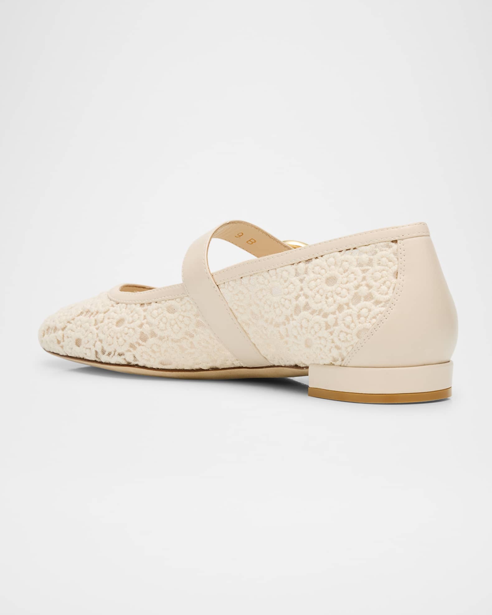 サンダル・ミュール Stuart Weitzman ARABELLA - Ballerina with buckle Stuart Weitzman Arabella Mesh Mary Jane Ballerina Flats