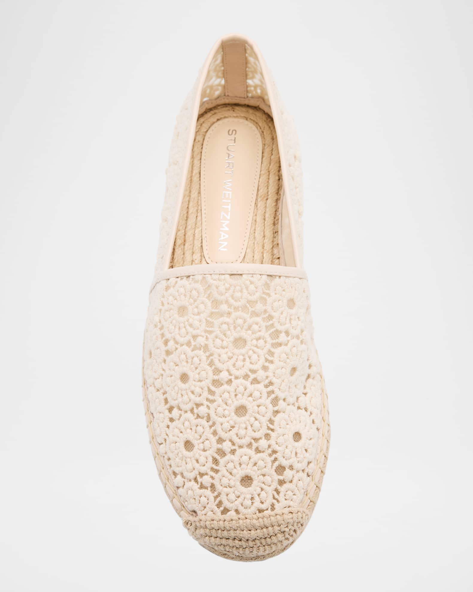 Stuart Weitzman Bareitall Cotton Espadrille Loafers | Neiman