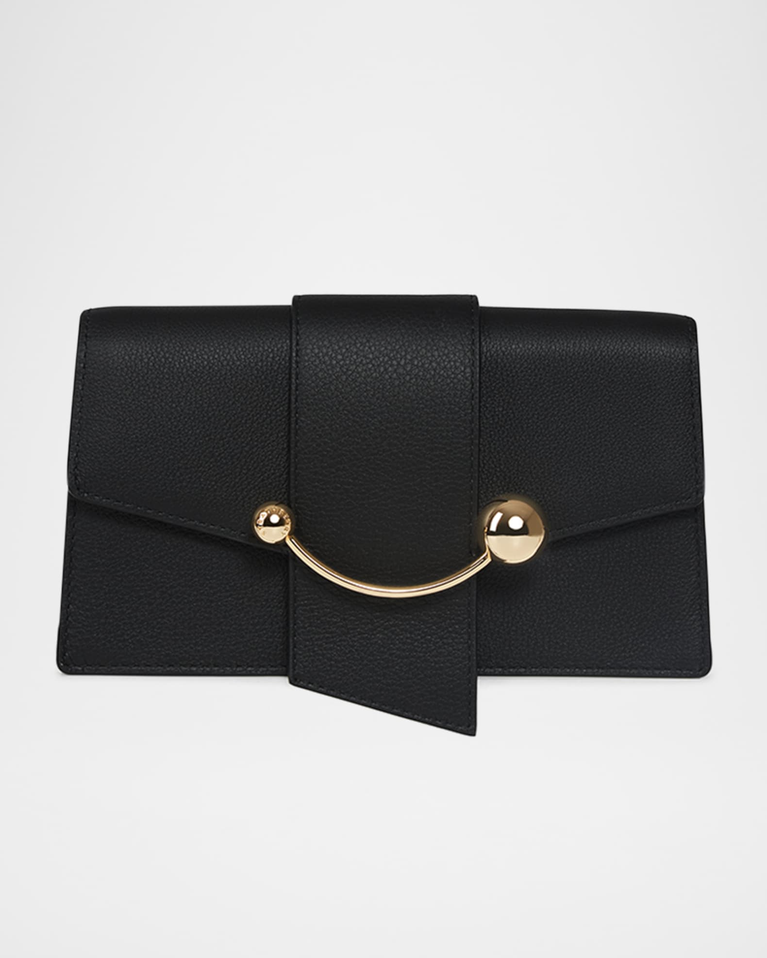 Crescent Mini Leather Shoulder Bag 0