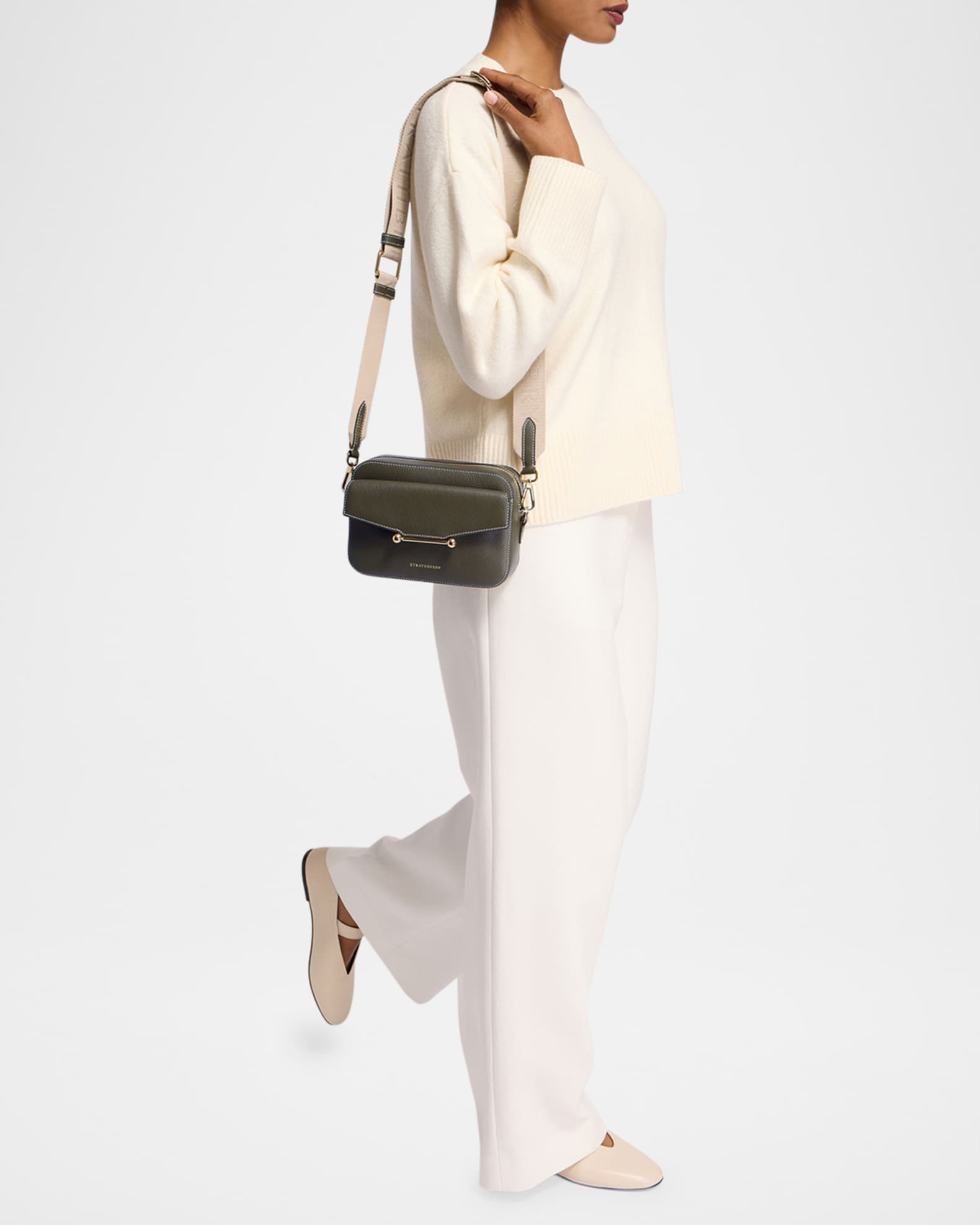 STRATHBERRY Mosaic Leather Crossbody Bag | Neiman Marcus