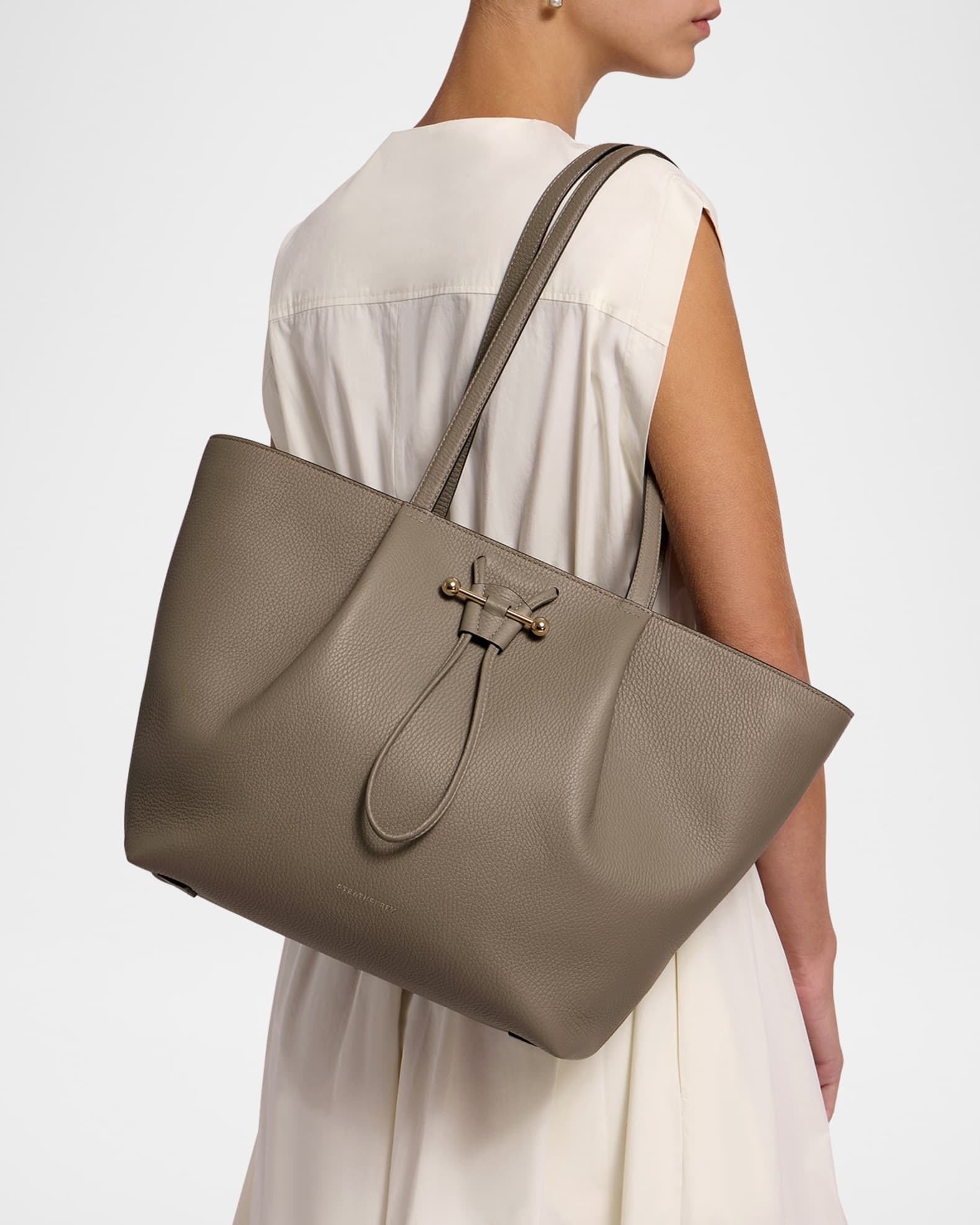 Osette Leather Shopper Tote Bag 1