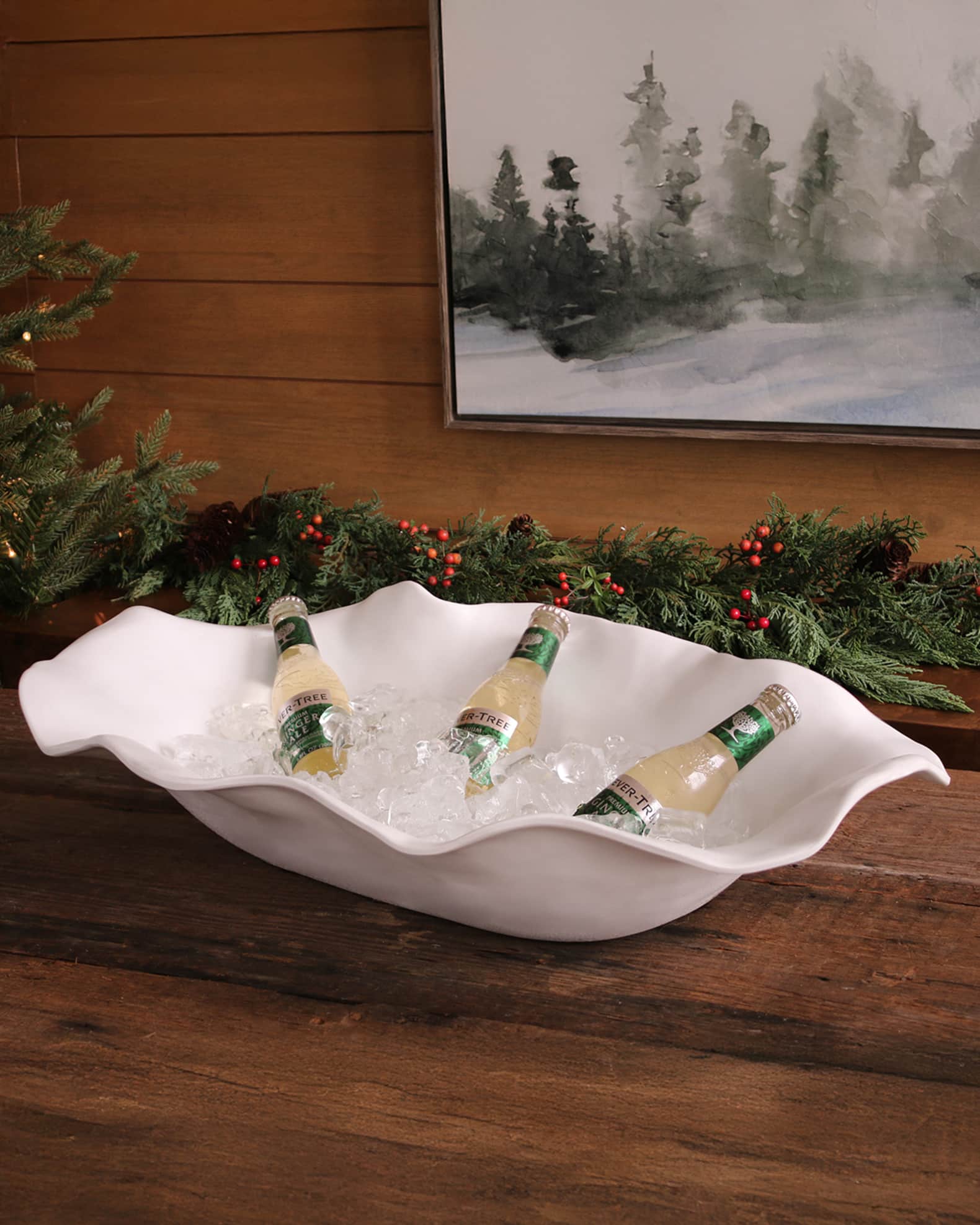 Vida Nube Extra Large Oval Centerpiece 1