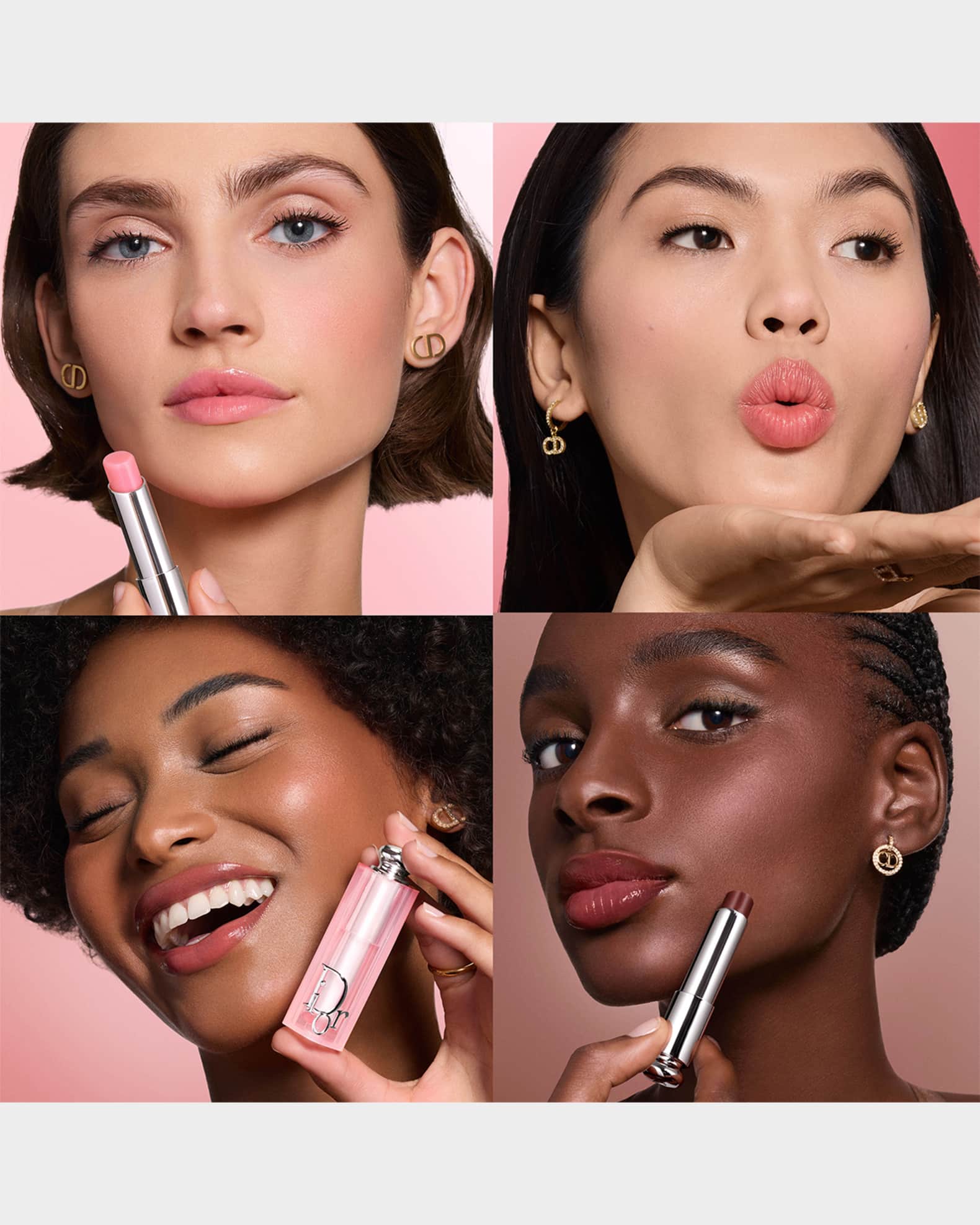 Lip Makeup Set - Dior Addict Citrus Lip Glow and Glowmania