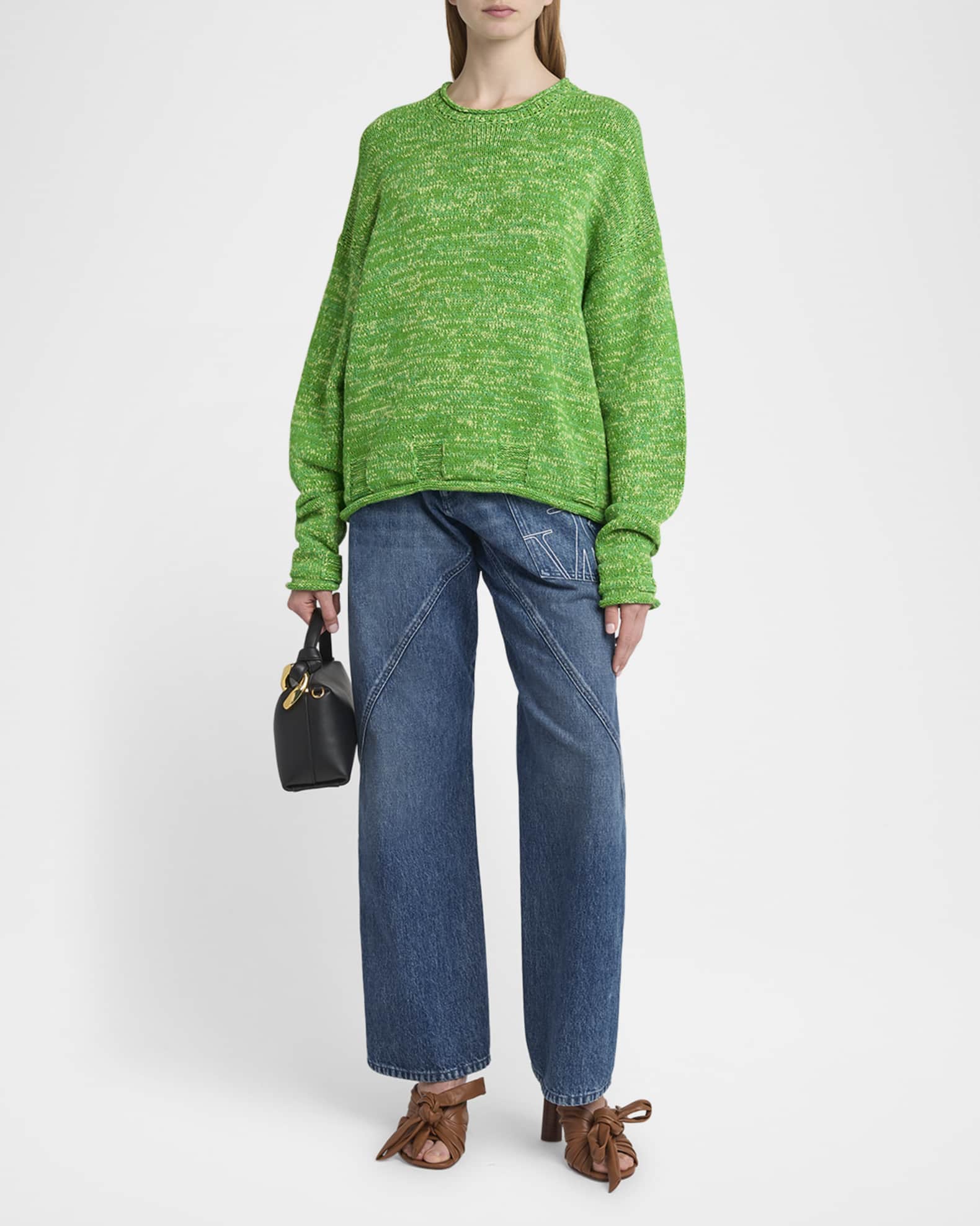 Space Dye Crewneck Sweater 1