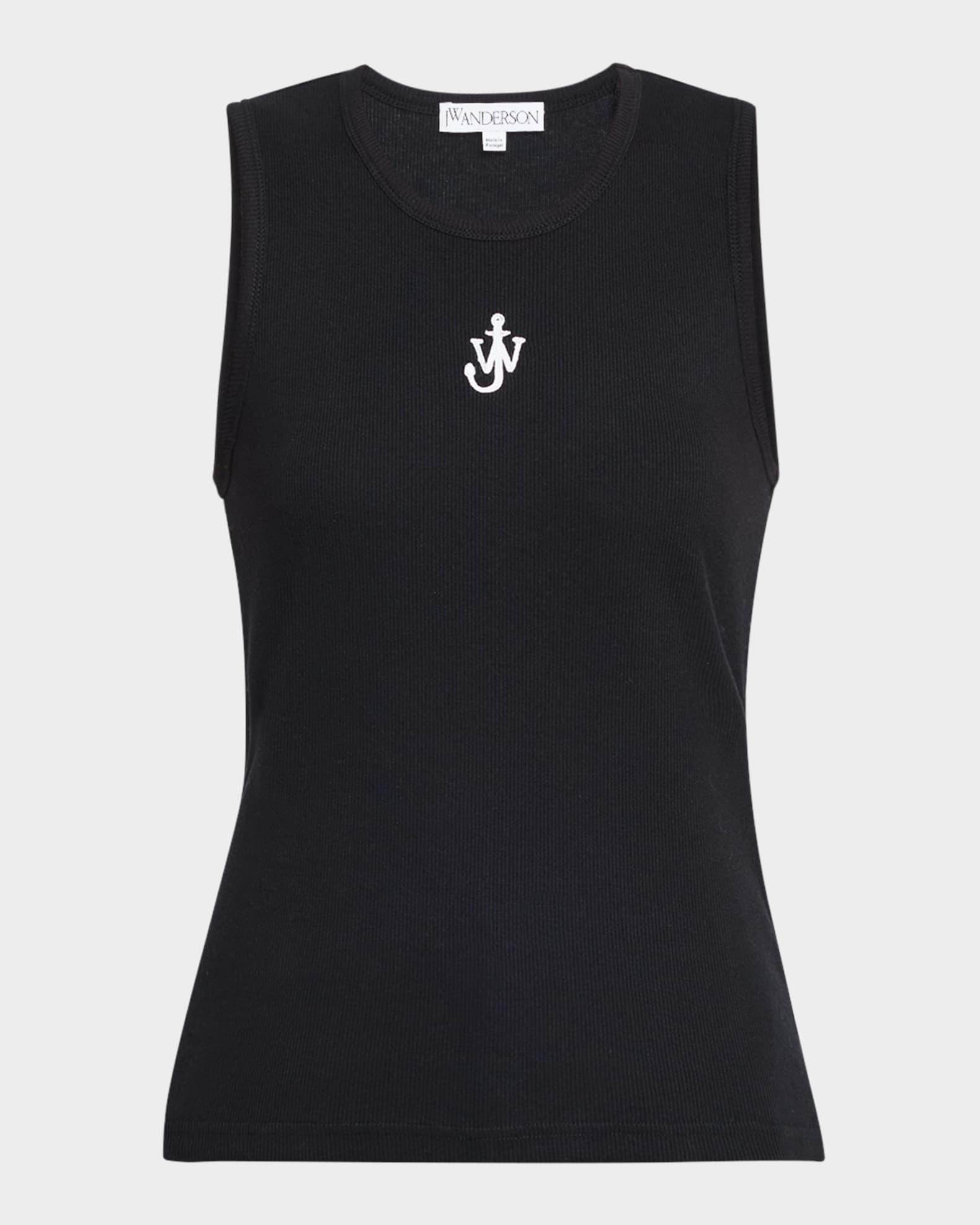 Anchor Embroidered Tank Top 0