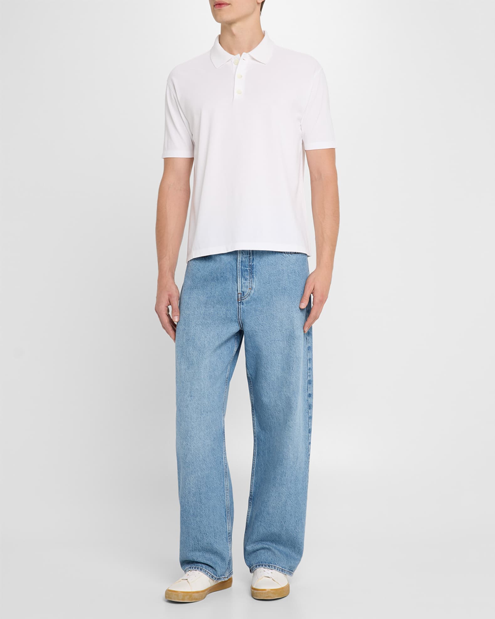 Men's Baggy Rigid Denim Jeans 1