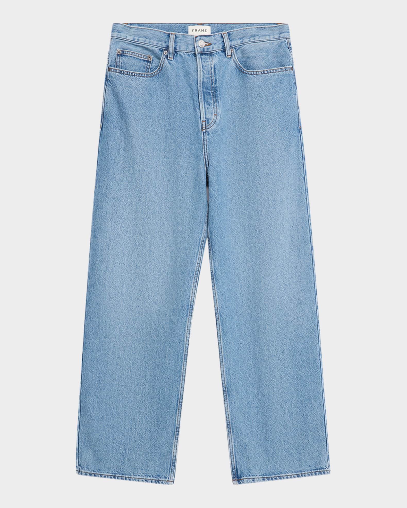 Men's Baggy Rigid Denim Jeans 0