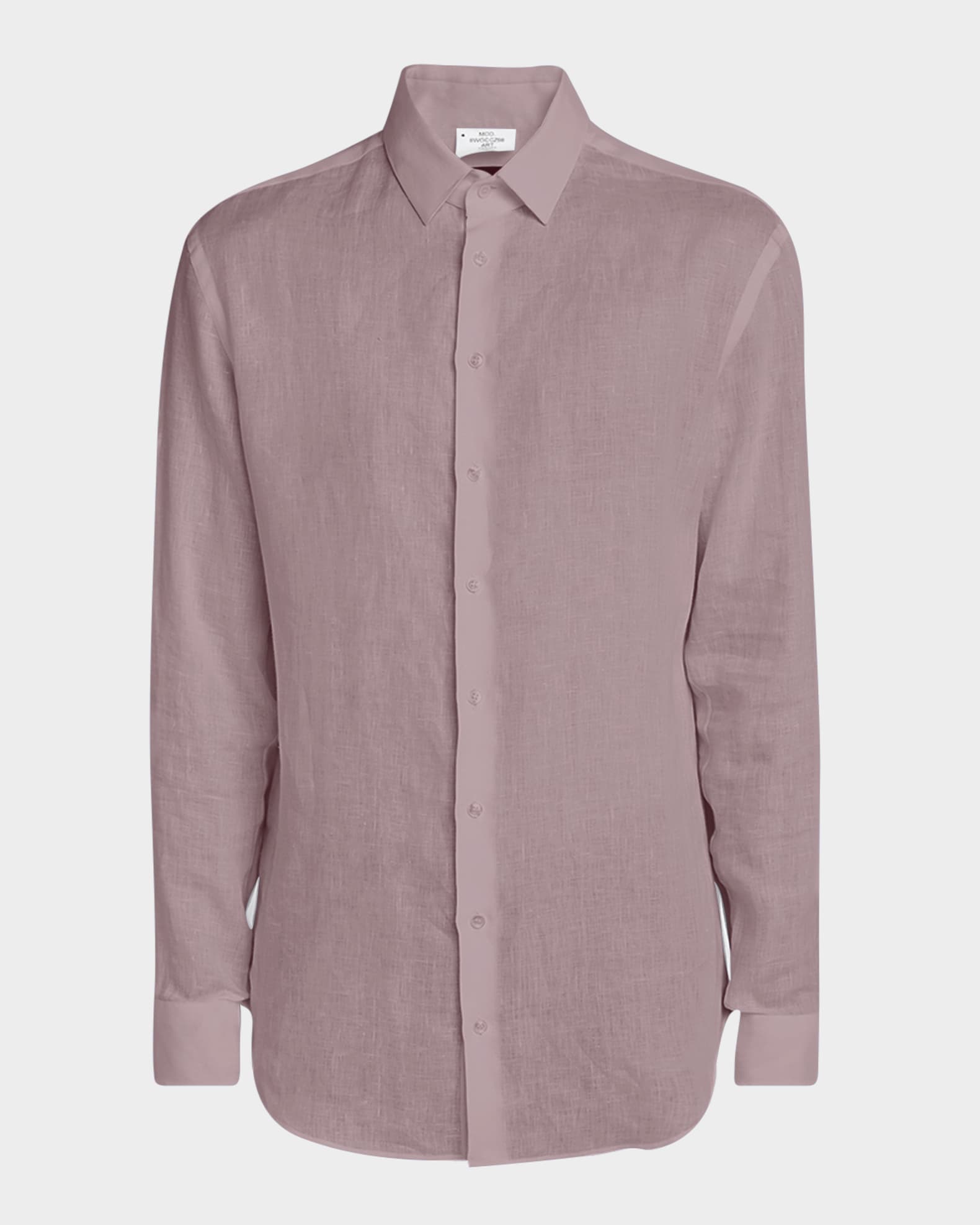 Giorgio Armani Men Regular Fit Linen Shirt