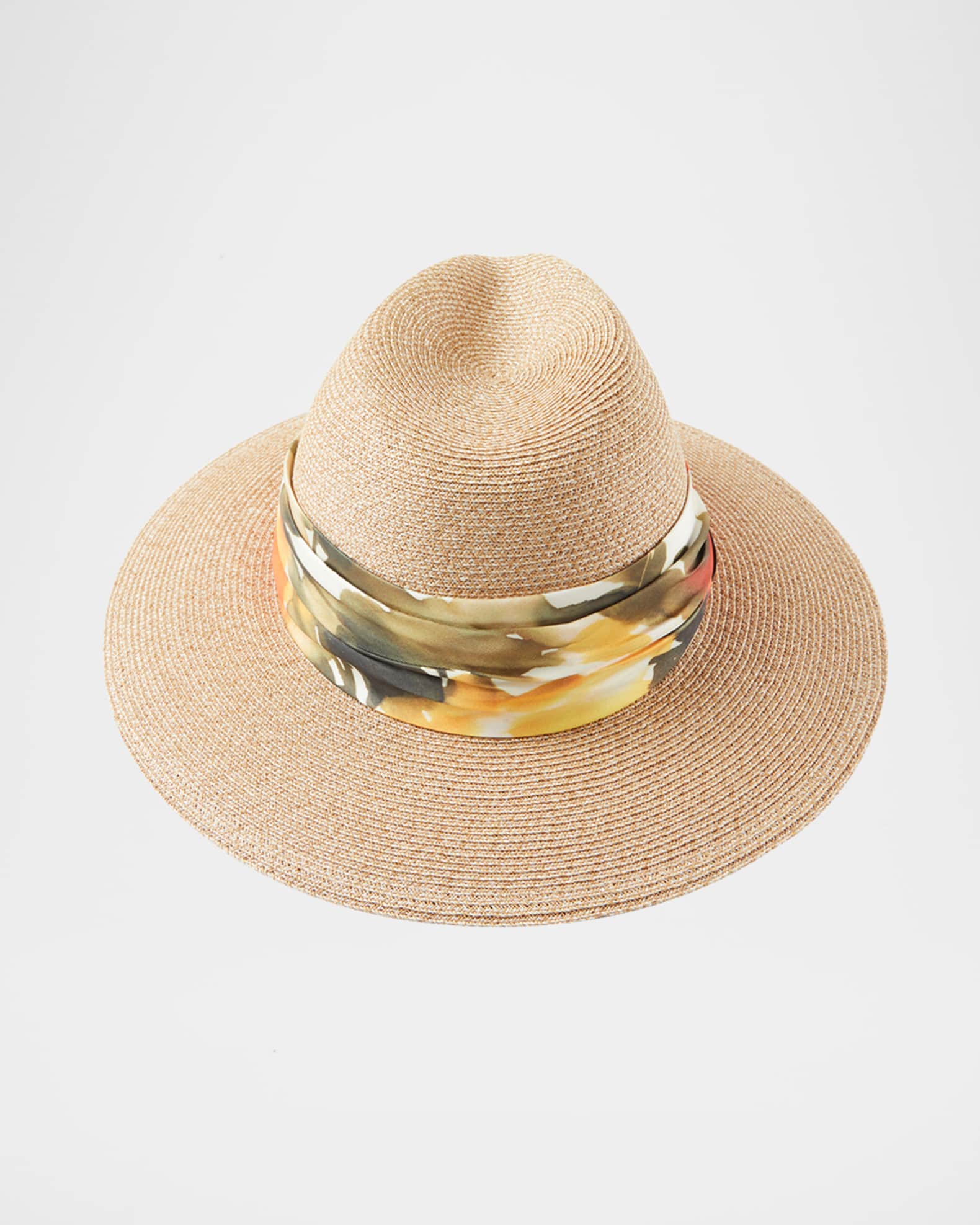 Courtney Woven Paper Fedora 0