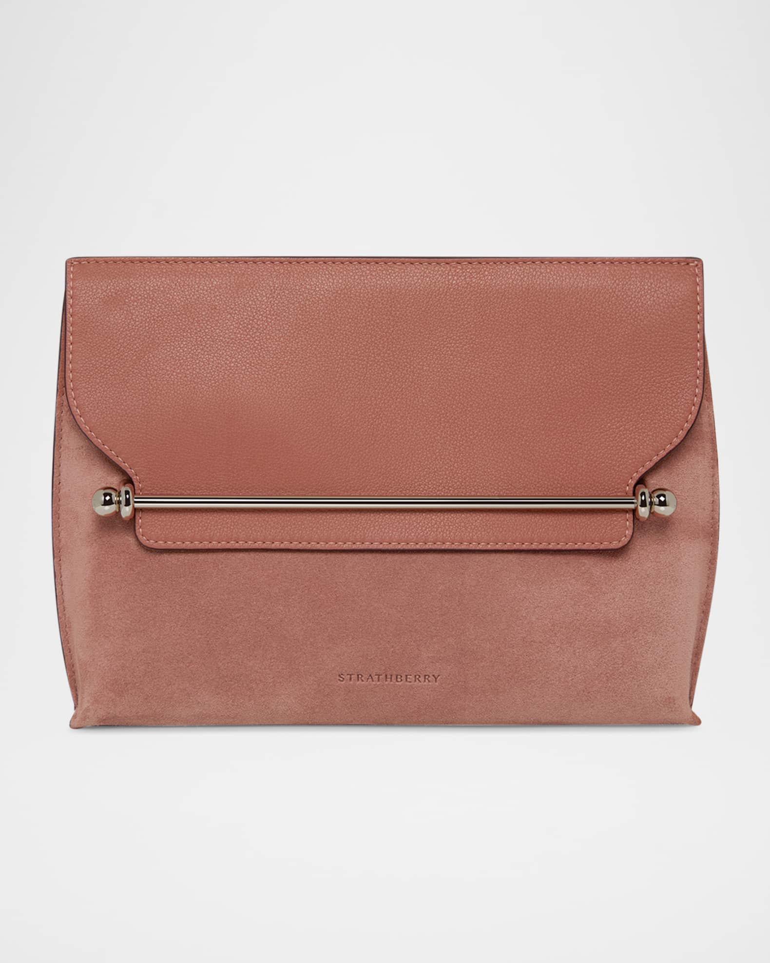 Stylist Suede and Leather Crossbody Bag 0