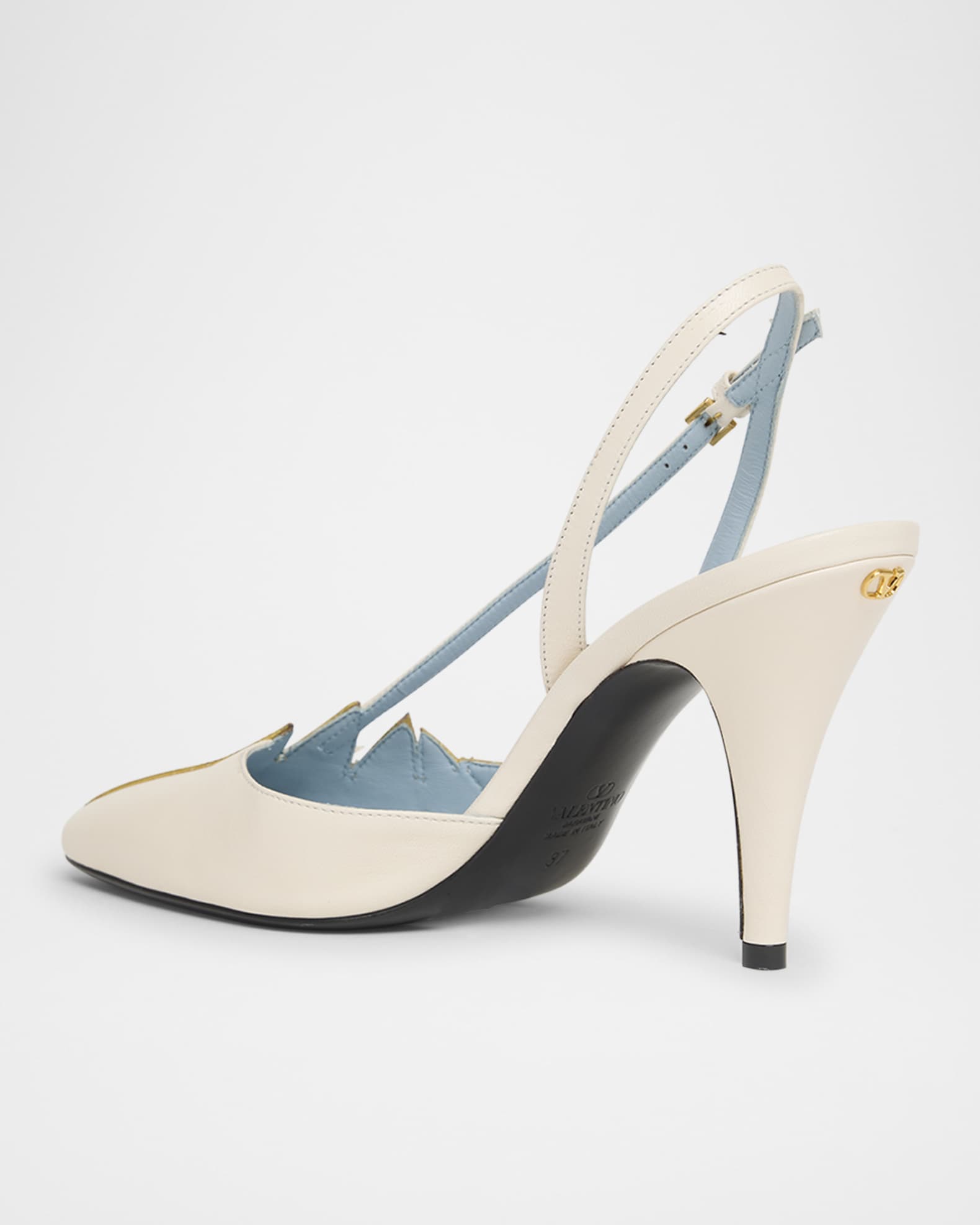 【Valentino】SLING BACK VG FOLIEFOLIAGE T. 90◆6W0S0LX2KMN Valentino Garavani Foliage Slingback Pumps | Neiman Marcus