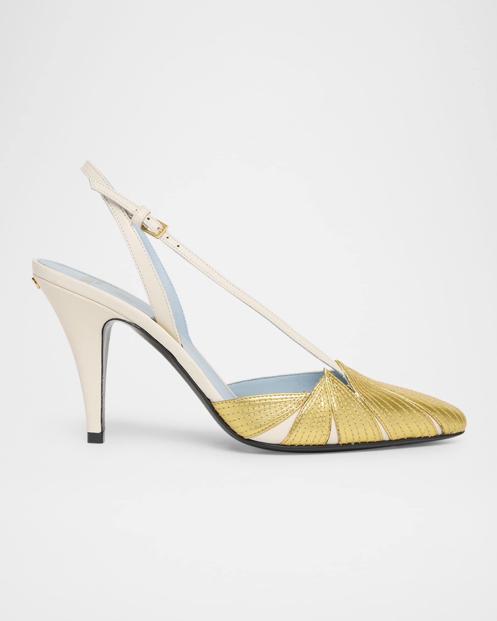 Foliage Slingback Pumps