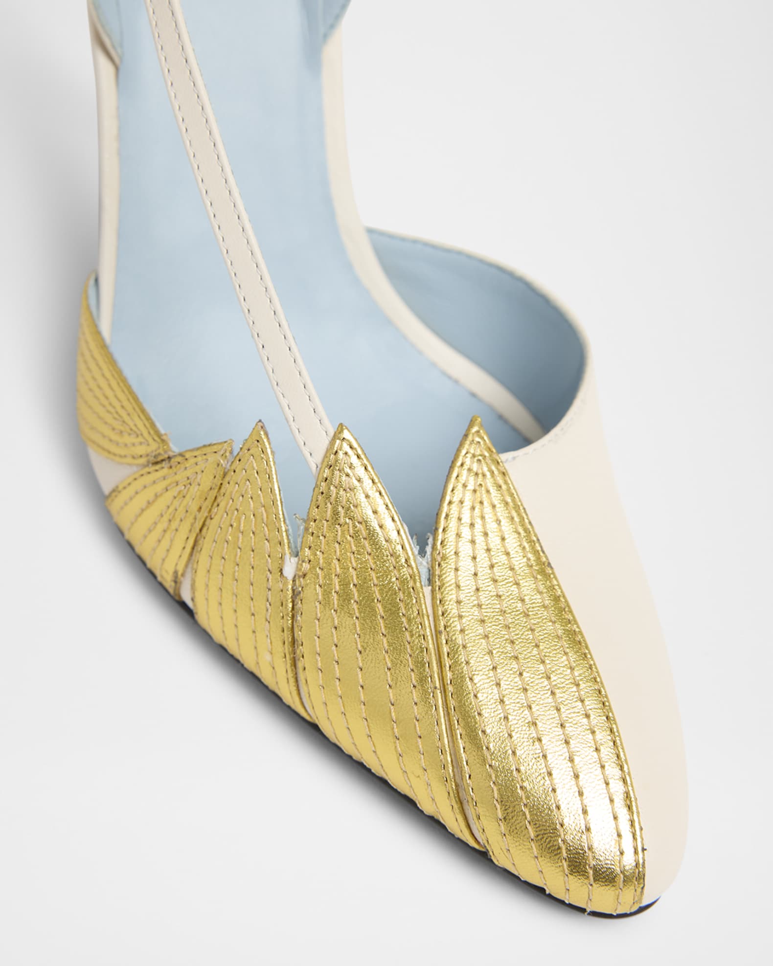 Valentino Garavani Foliage Slingback Pumps | Neiman Marcus