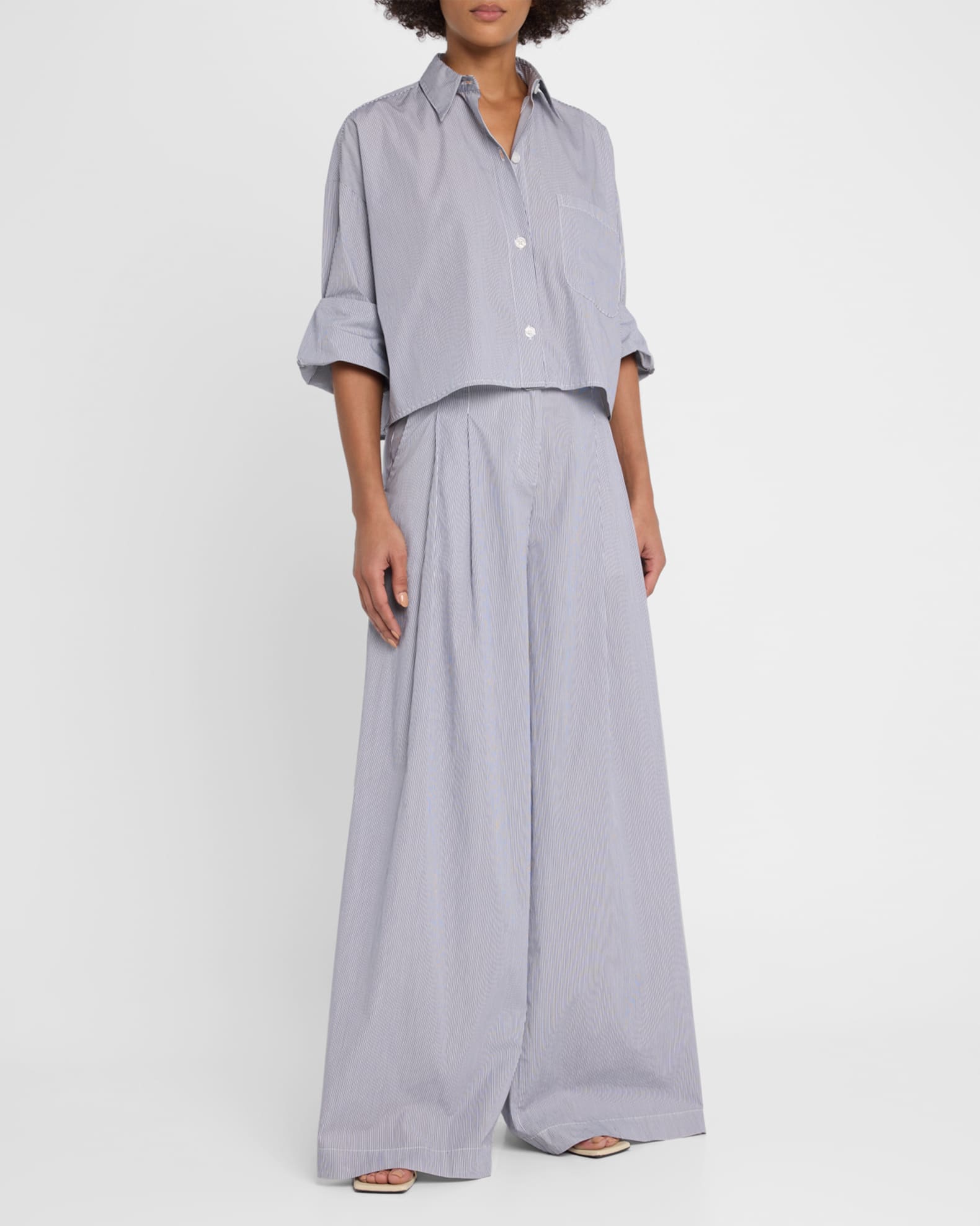 New Didi Striped Wide-Leg Pants 1