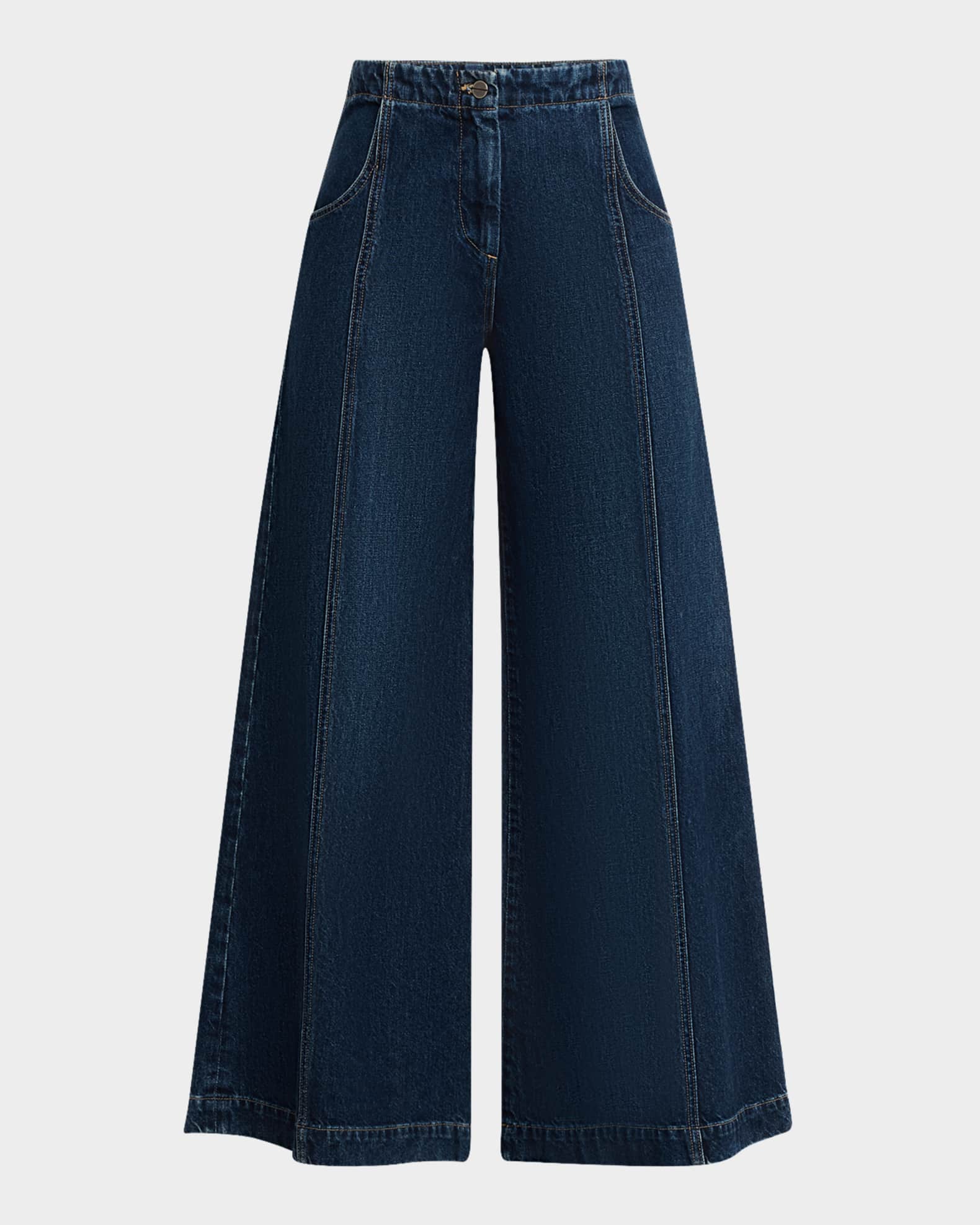 Dancing in the Dark Wide-Leg Jeans 0