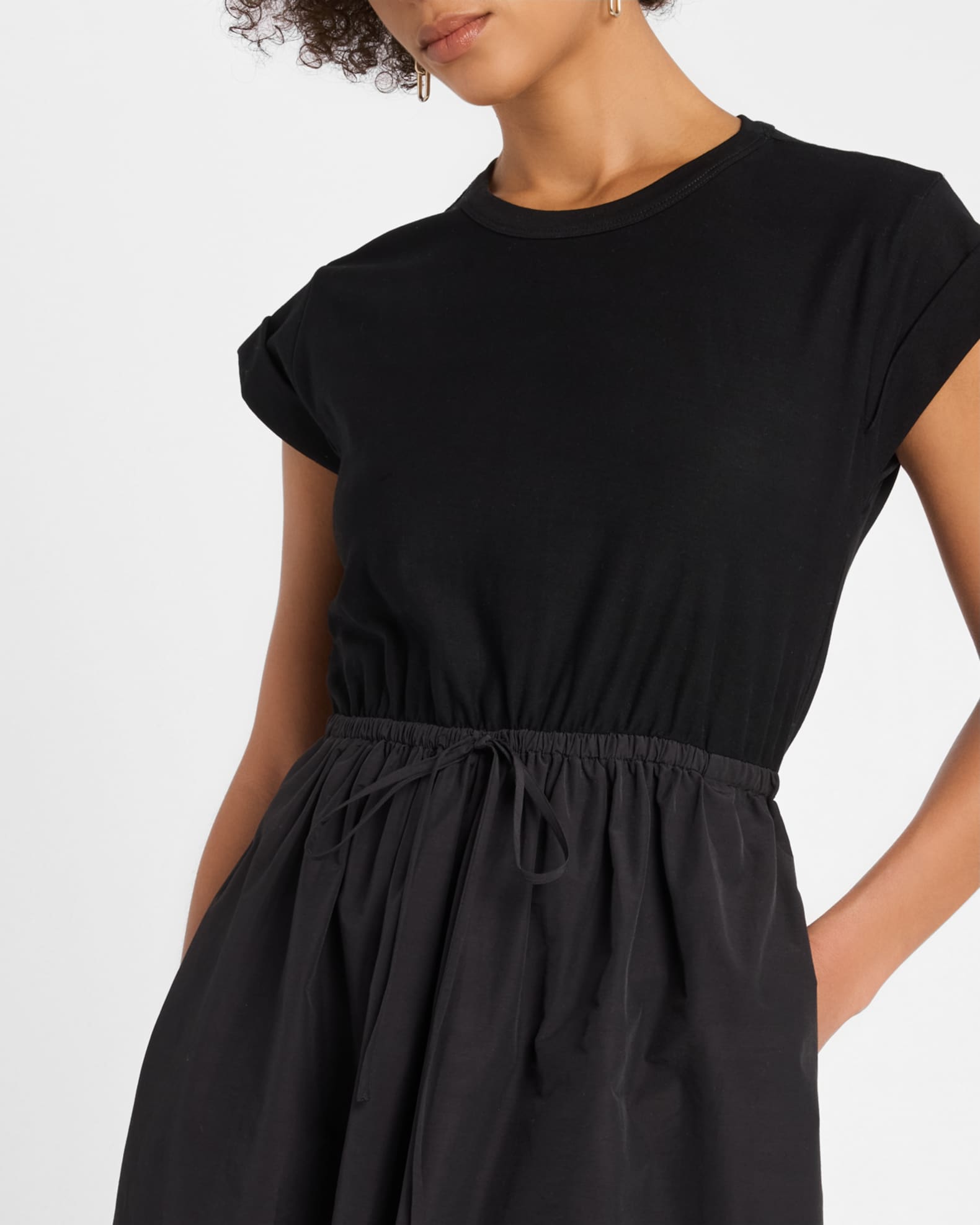 La Ligne T-Shirt Dress with Shirring | Neiman Marcus