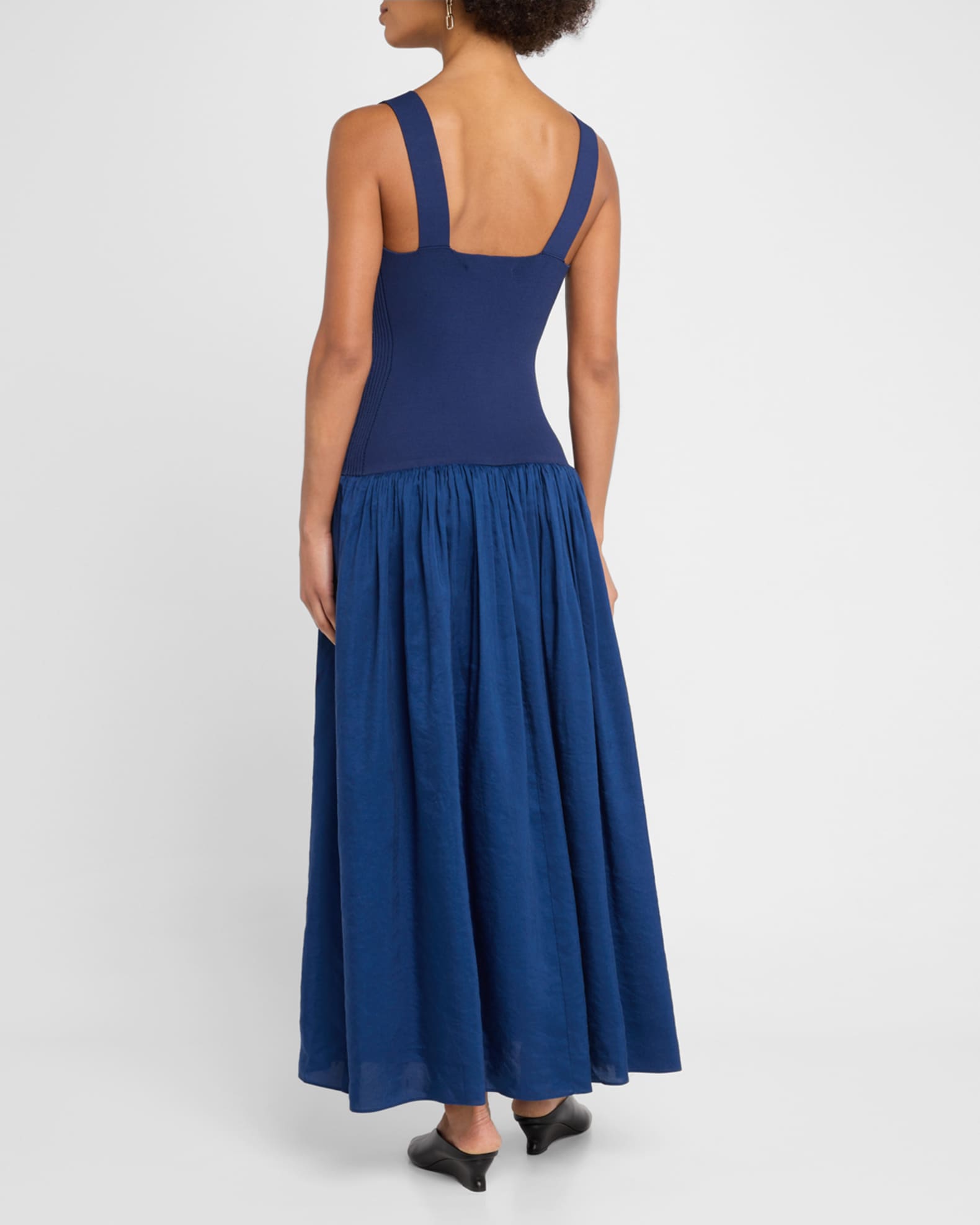 トップス main story ss25 Woven Tank Dress 6y WAVE TANK DRESS