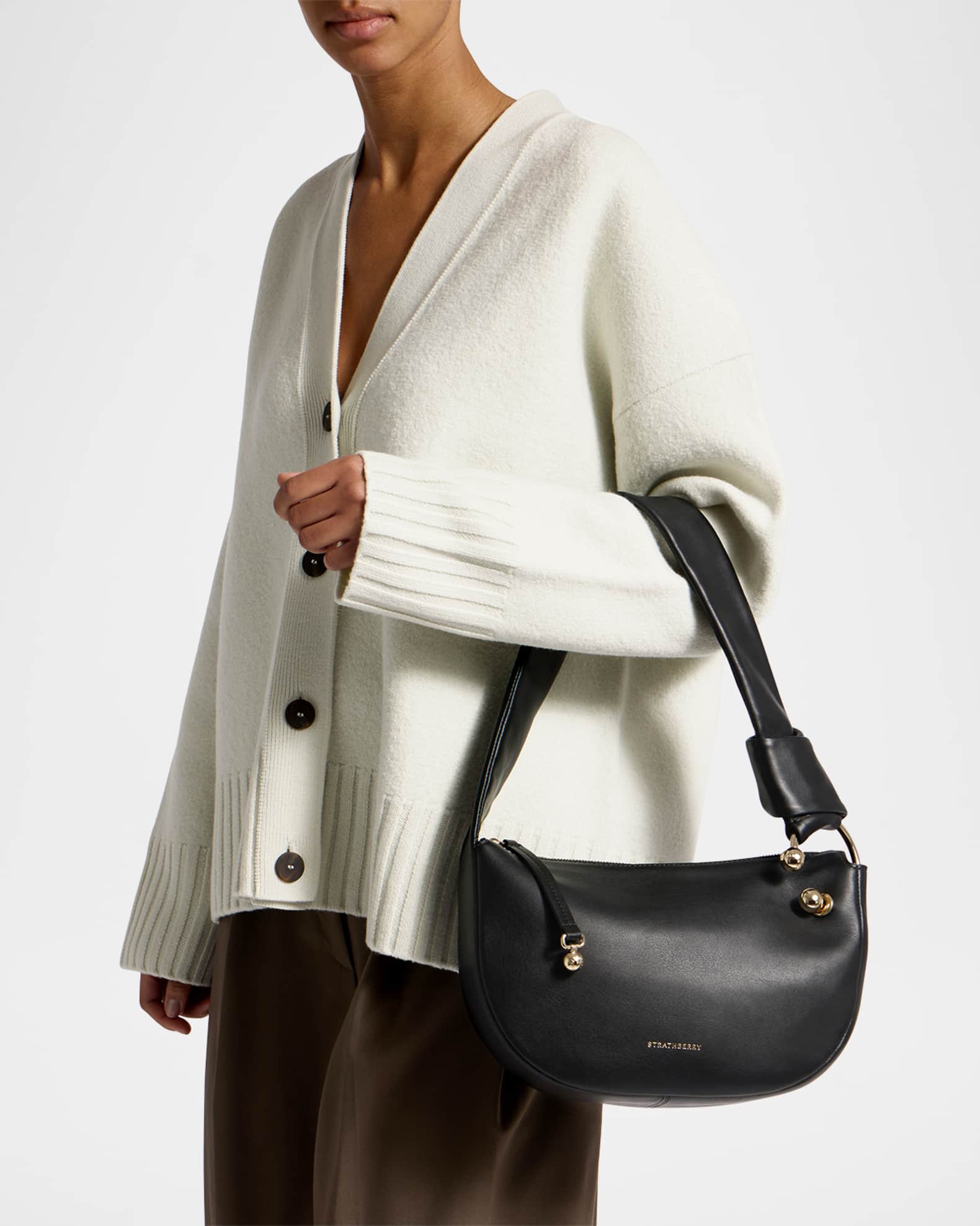 Halo Mini Leather Shoulder Bag 1