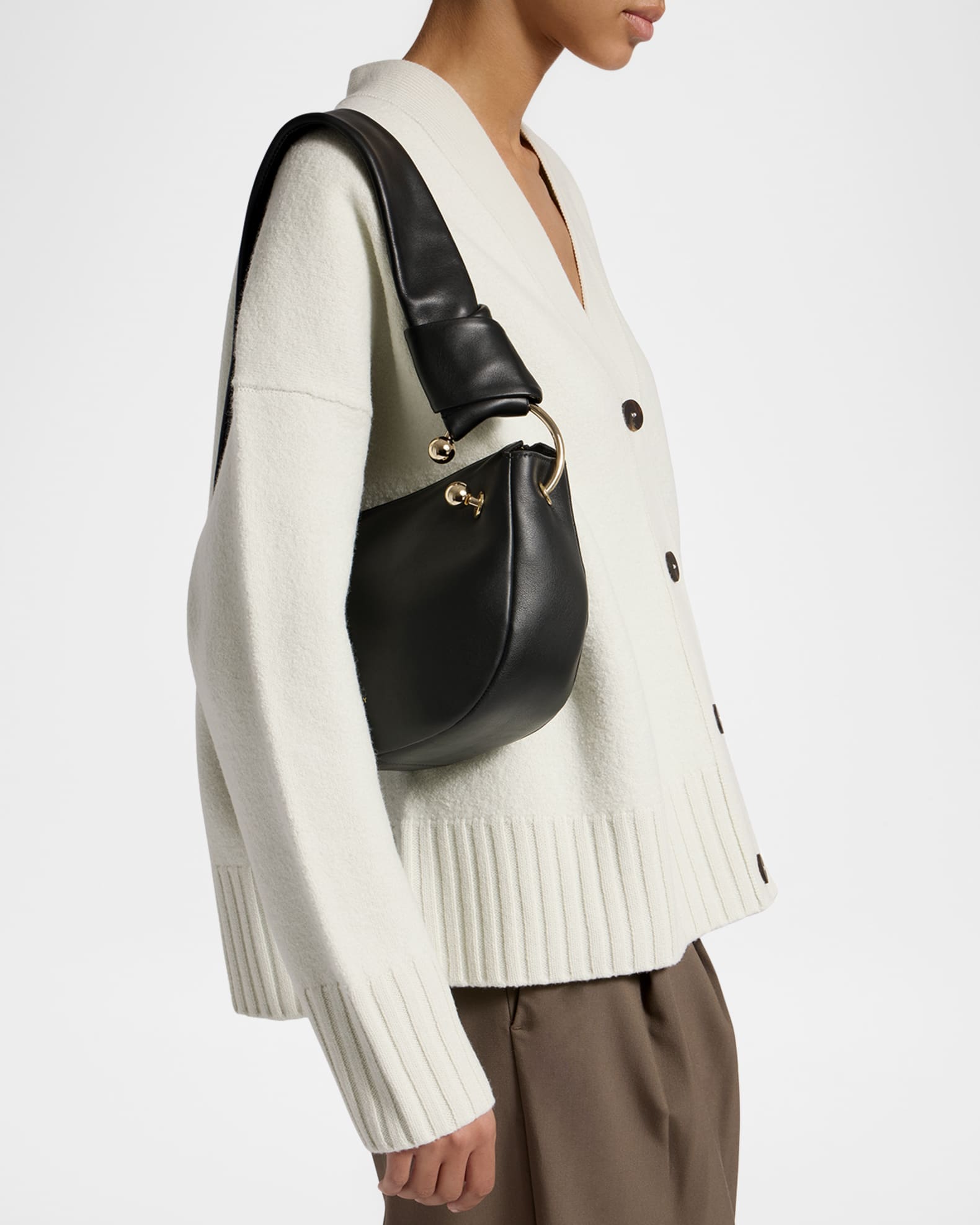 Halo Mini Leather Shoulder Bag