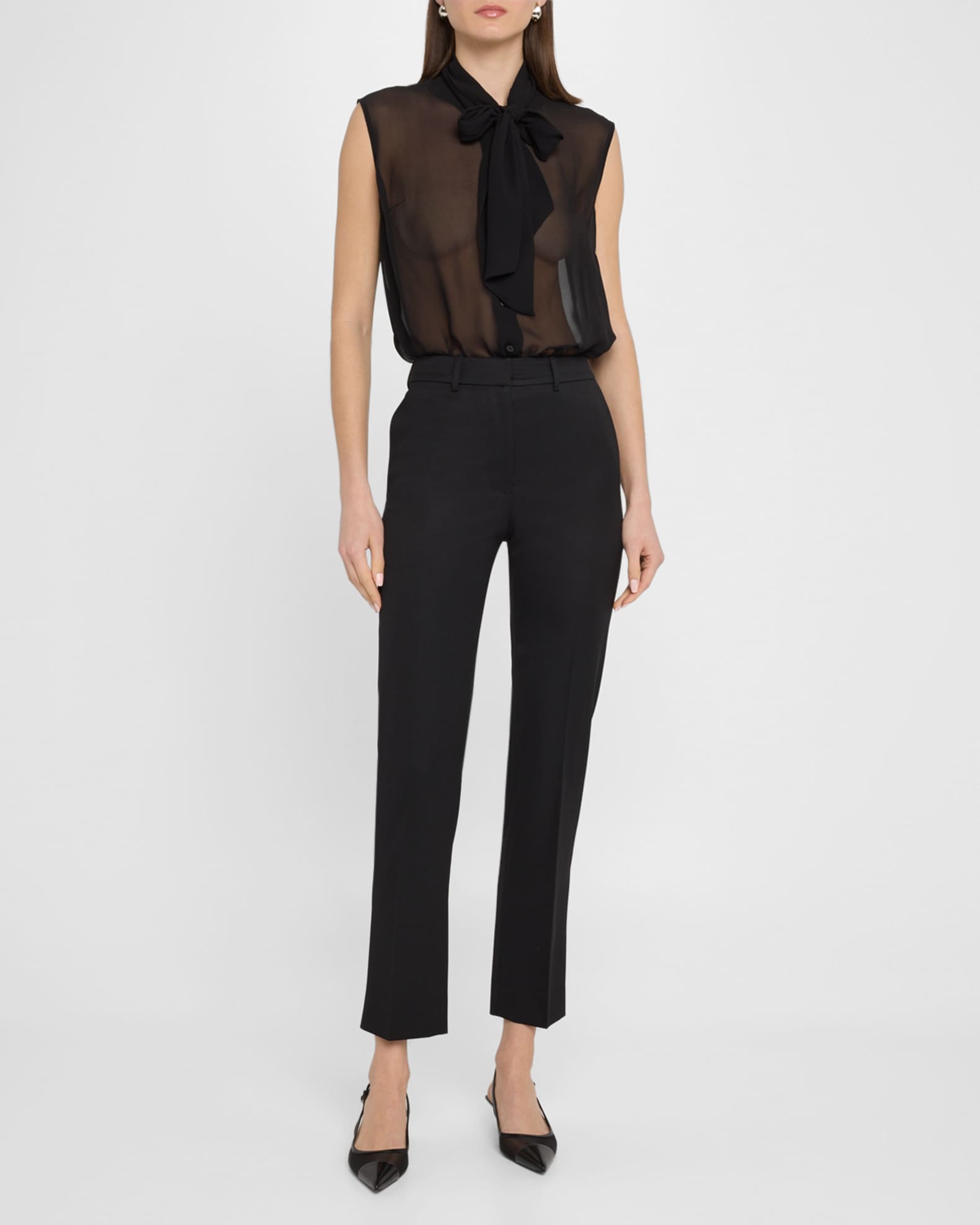 Cybo Skinny-Leg Ankle Tuxedo Pants 1