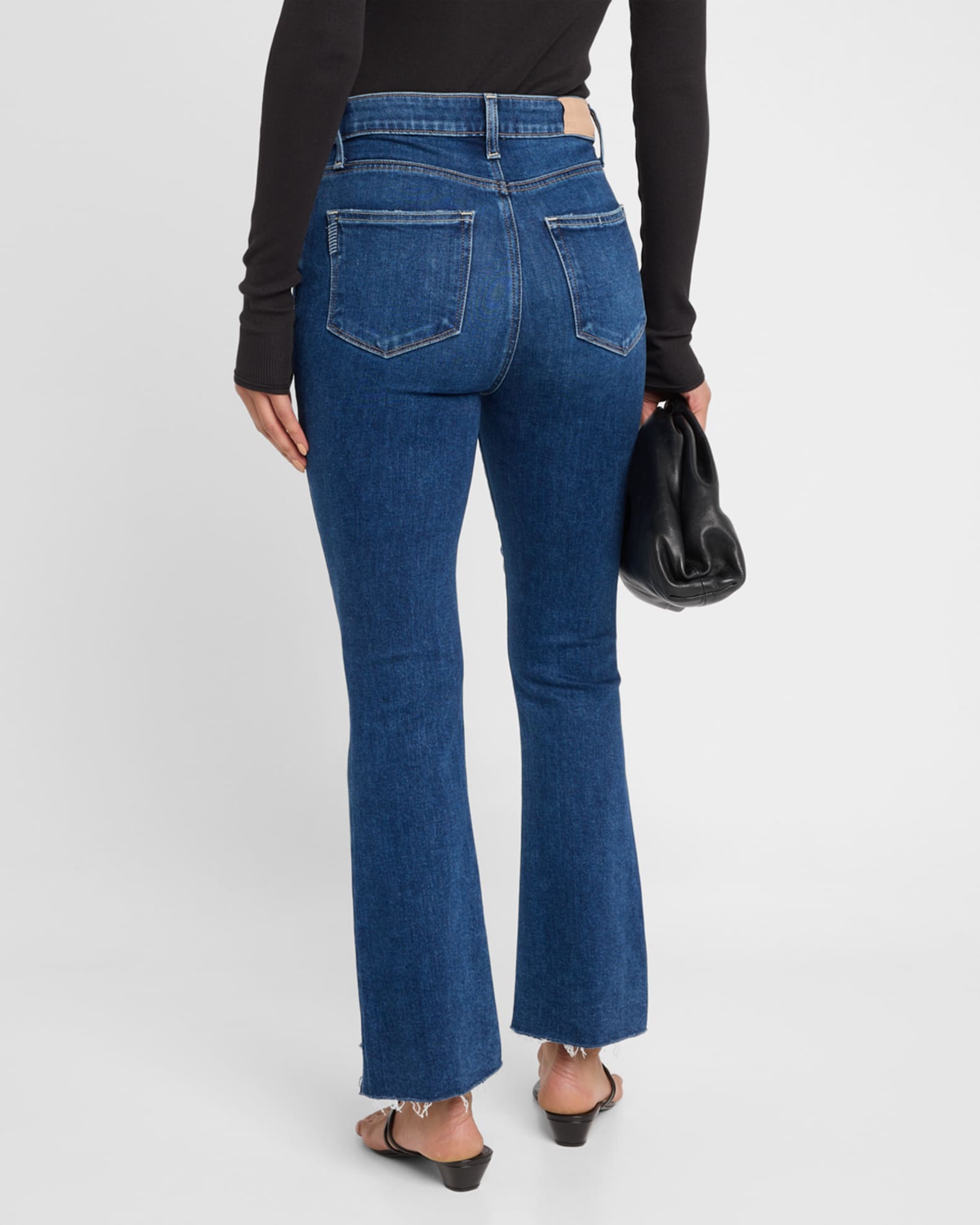 デニム・ジーパン Paige Claudine Cropped Flared Pants PAIGE Claudine Cropped Flare Leg Jeans | Nordstromrack