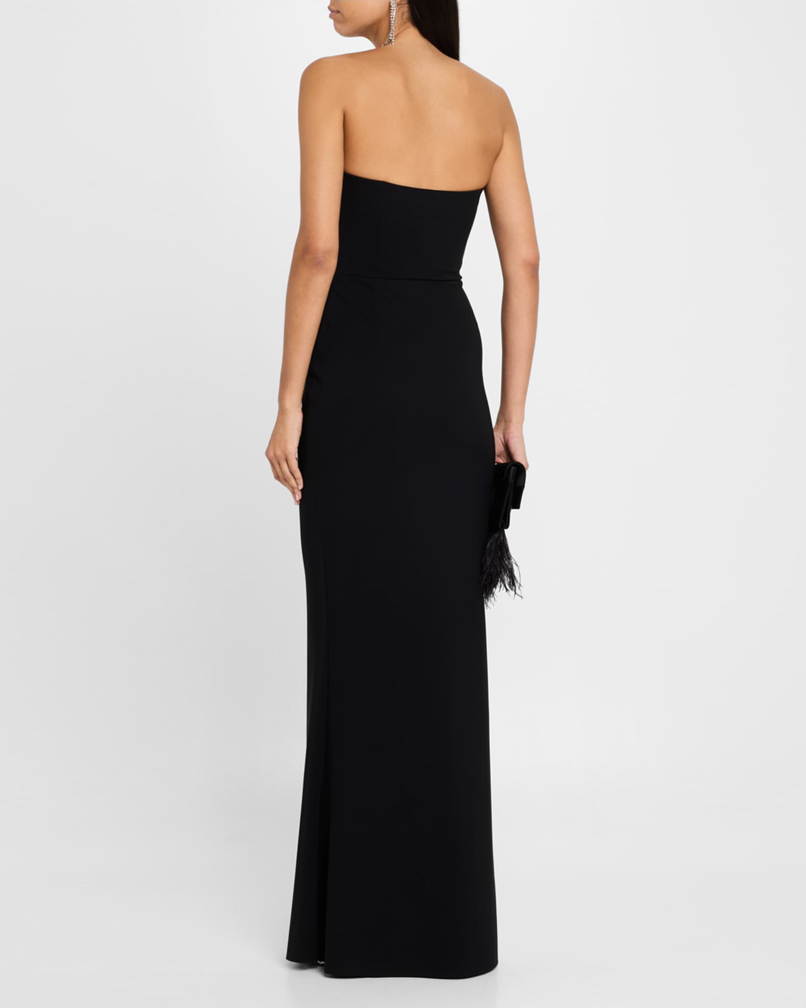 Chiara Boni La Petite Robe Bairei Strapless Jersey Column
