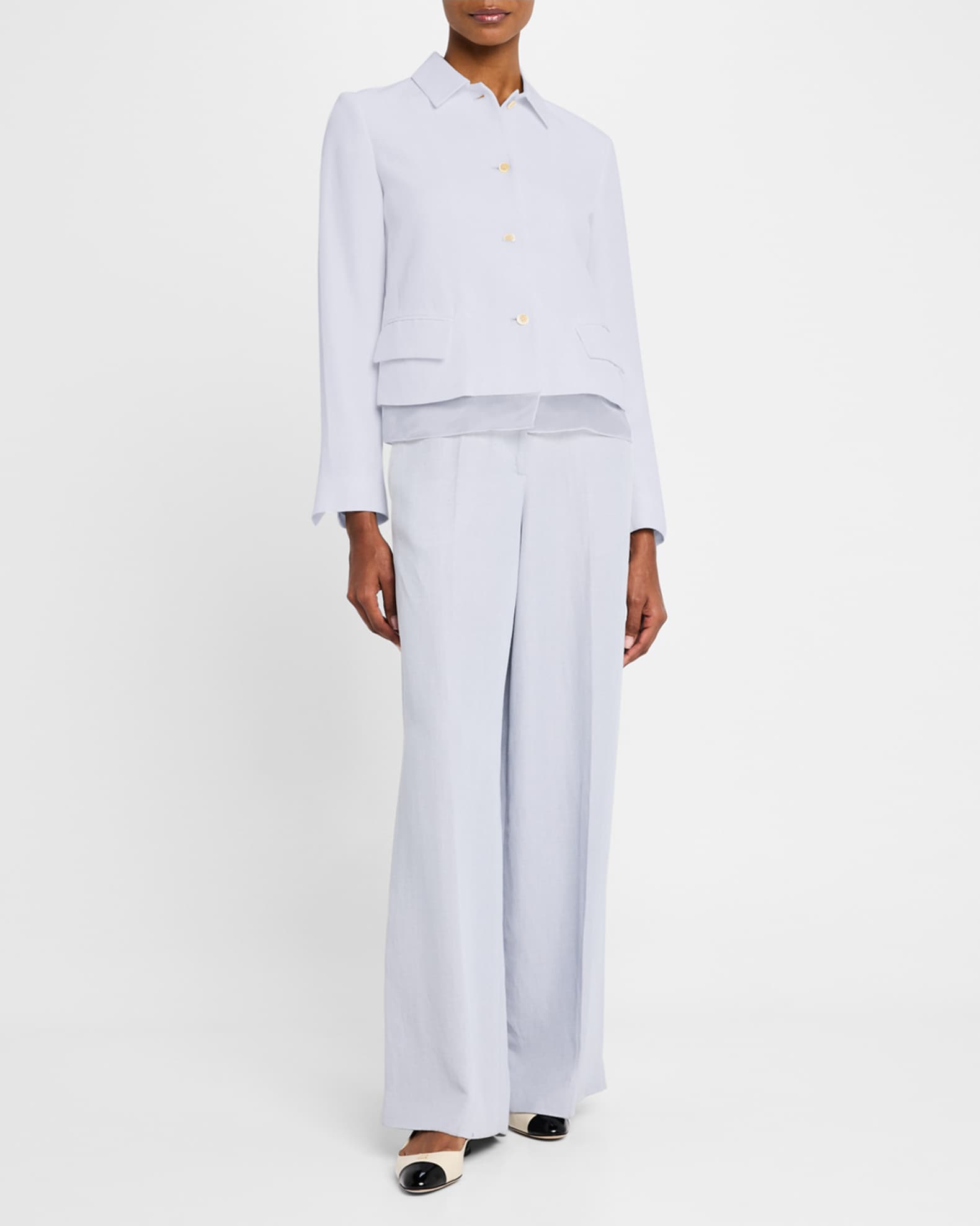 Organza-Hem Chasseur Jacket 1