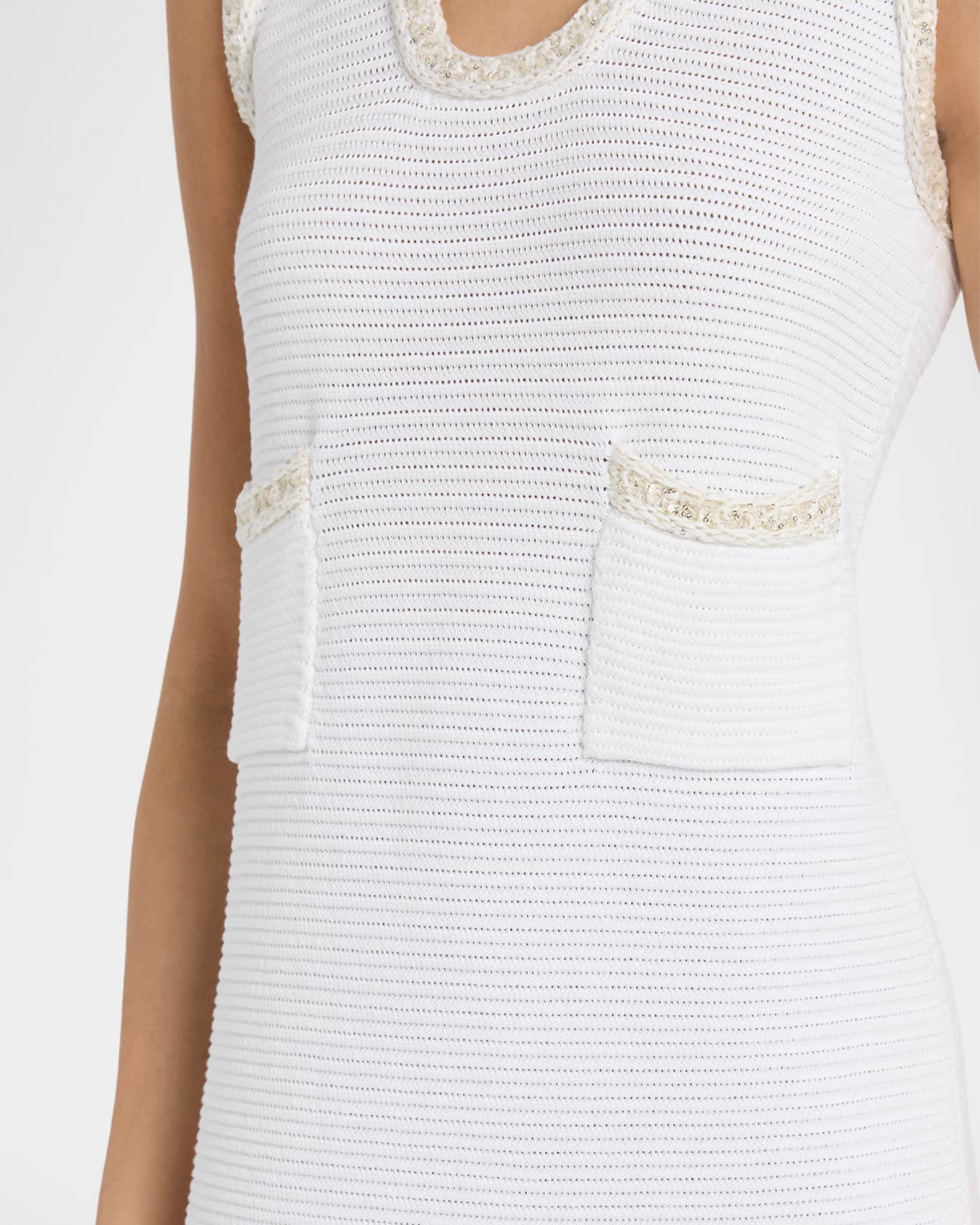 ワンピース FABIANA FILIPPI Light cotton sleeveless dress FABIANA FILIPPI Sleeveless Sequin Tweed Mini Dress | Neiman