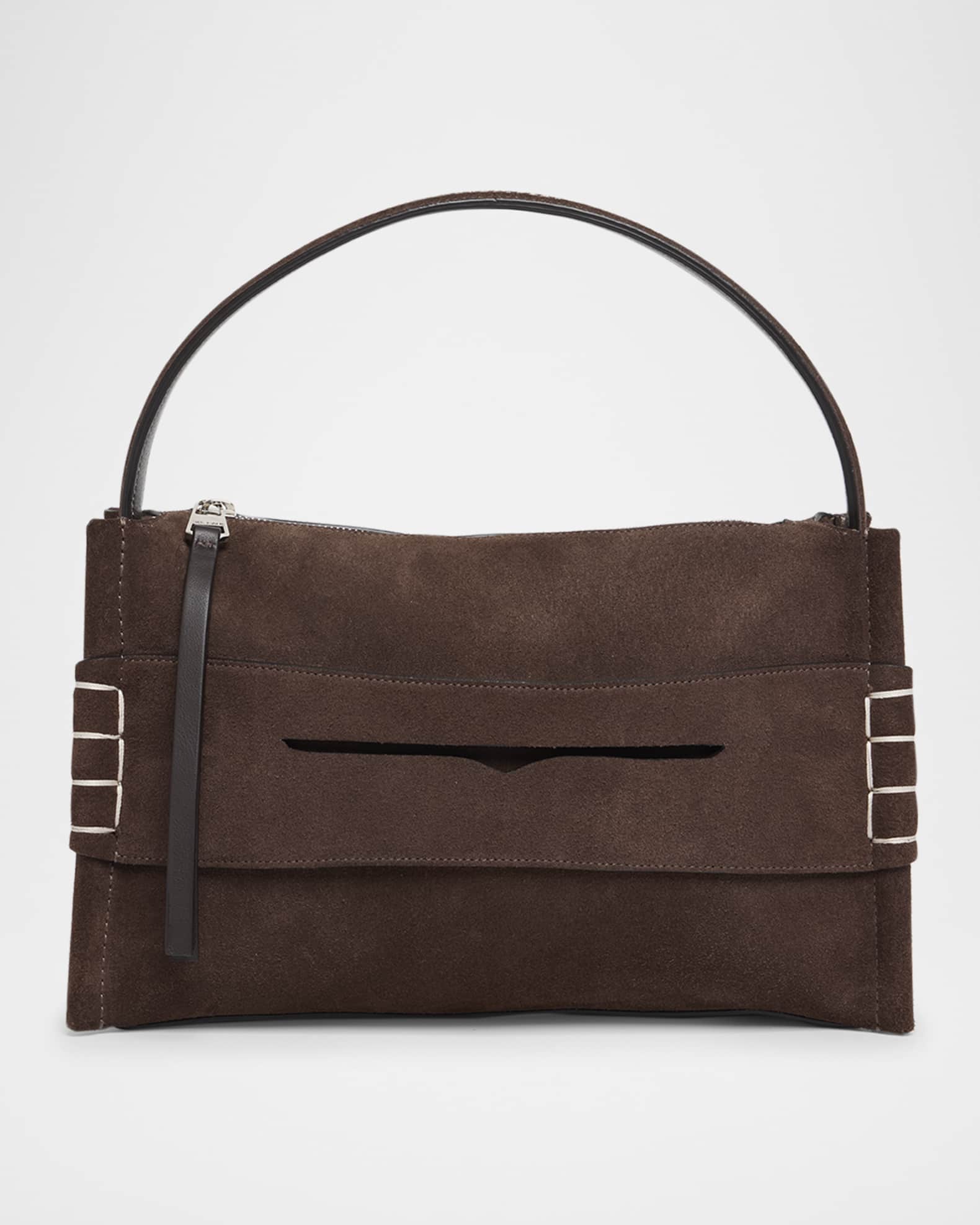 Loafer Suede Crossbody Bag 0