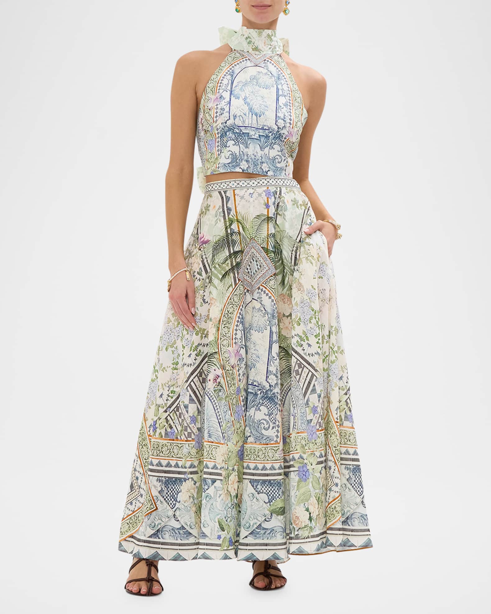 Jardim Party Maxi Circle Skirt 1