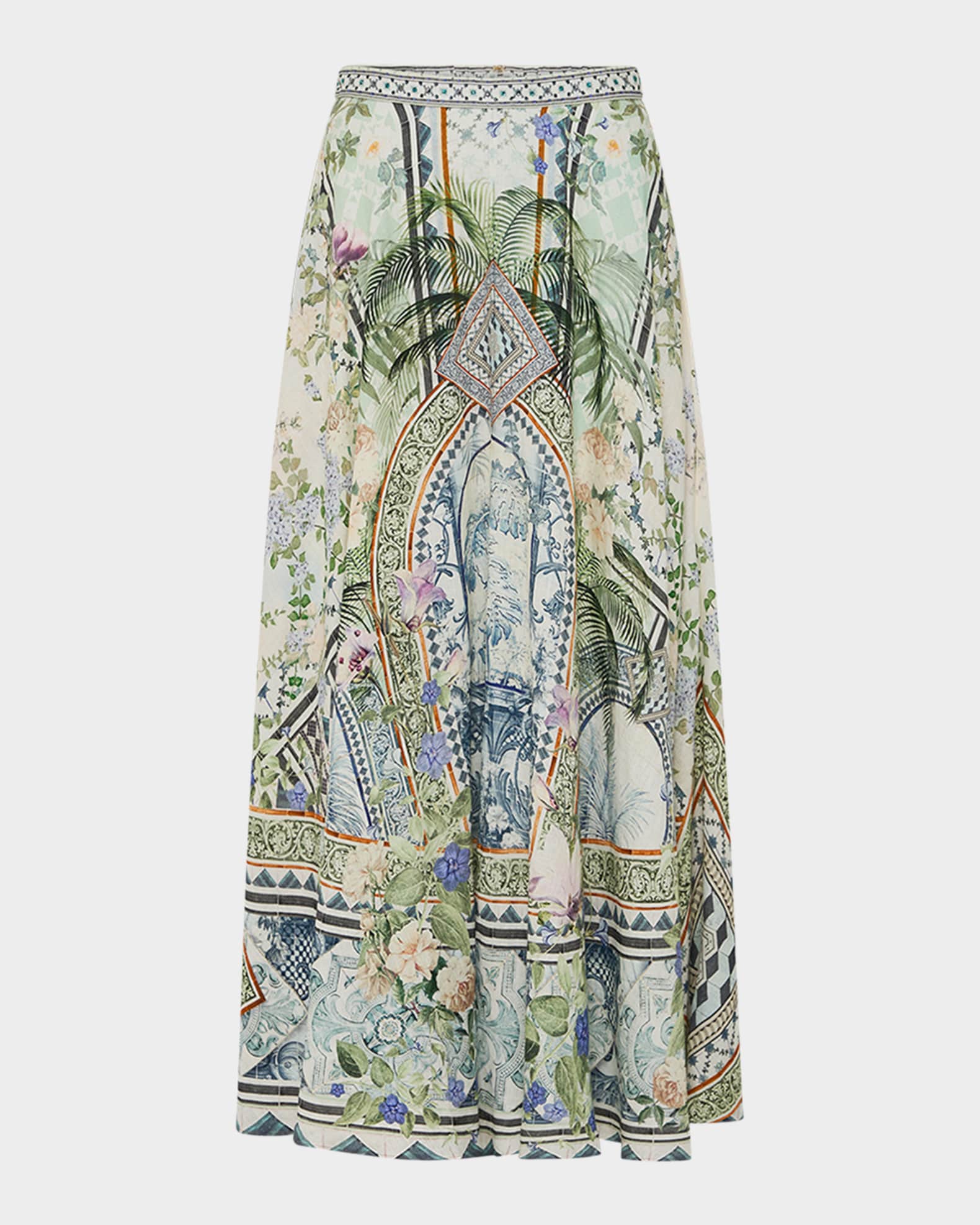 Jardim Party Maxi Circle Skirt 0