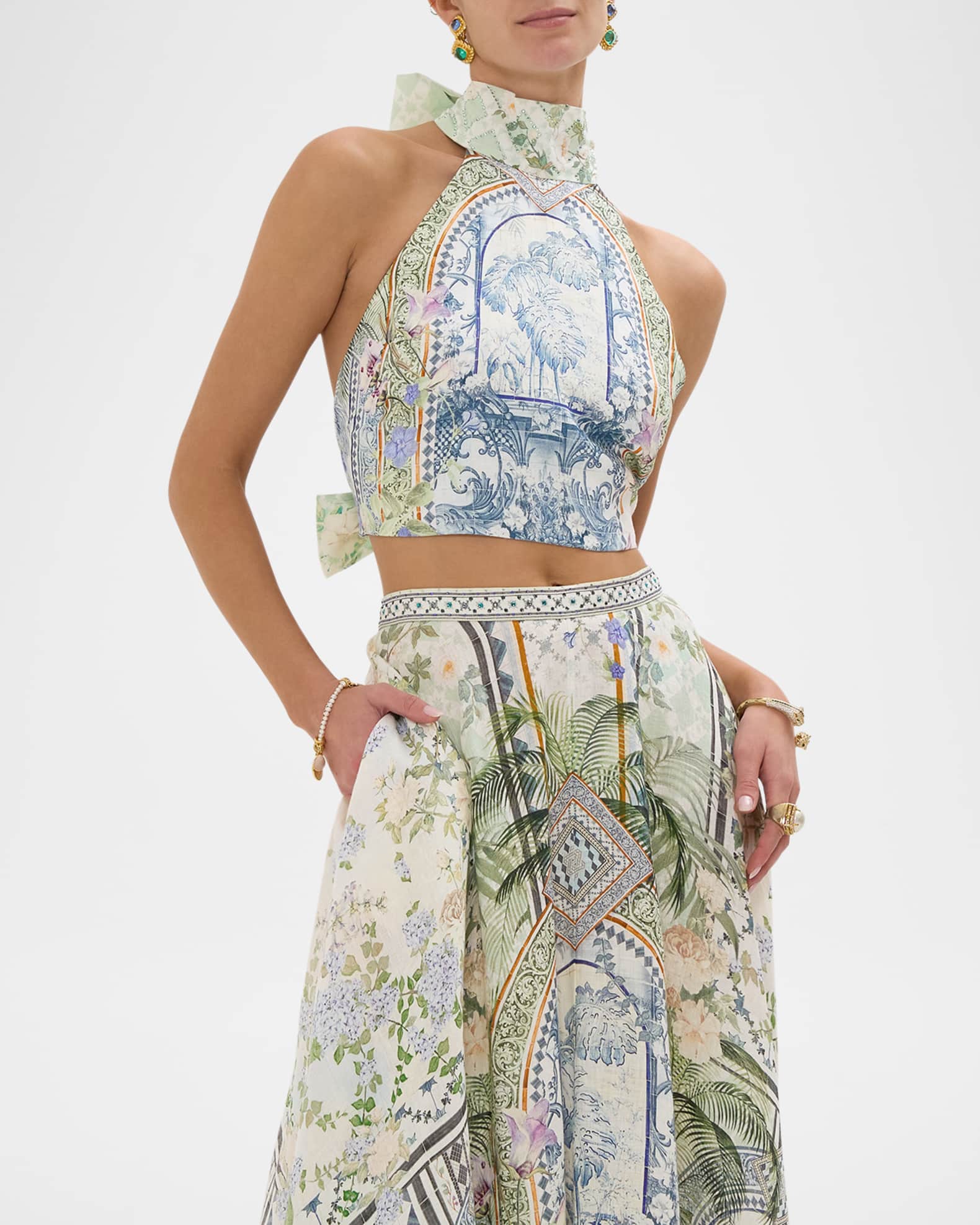 English Garden Halter Top main image 0