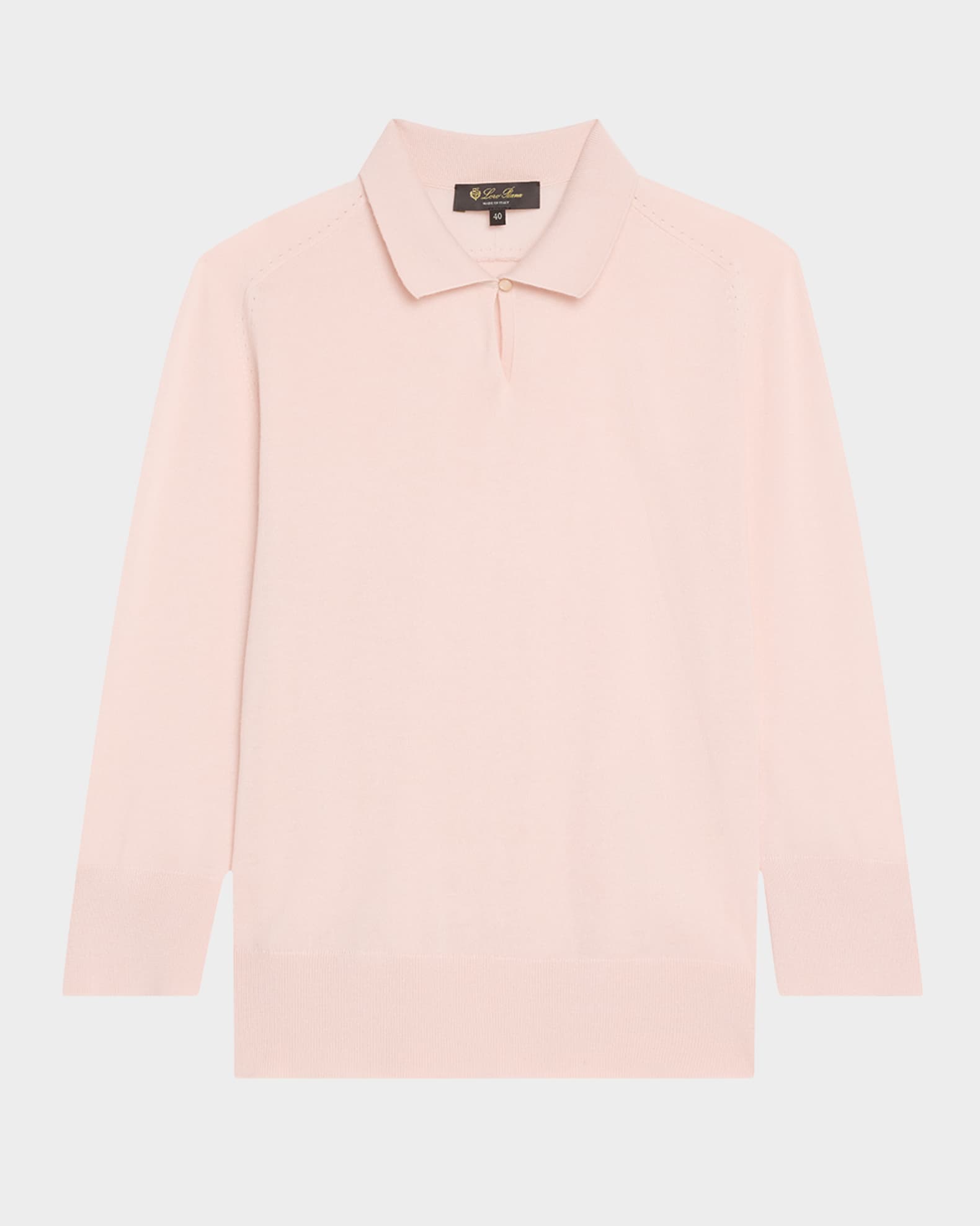 Loro Piana Polo Cashmere GG 18 Pullover | Neiman Marcus