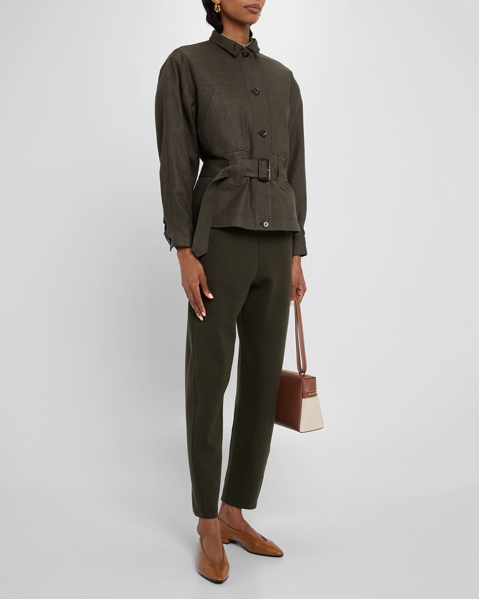 Viera Luxury Cashmere Fleece Drawstring Pants 1