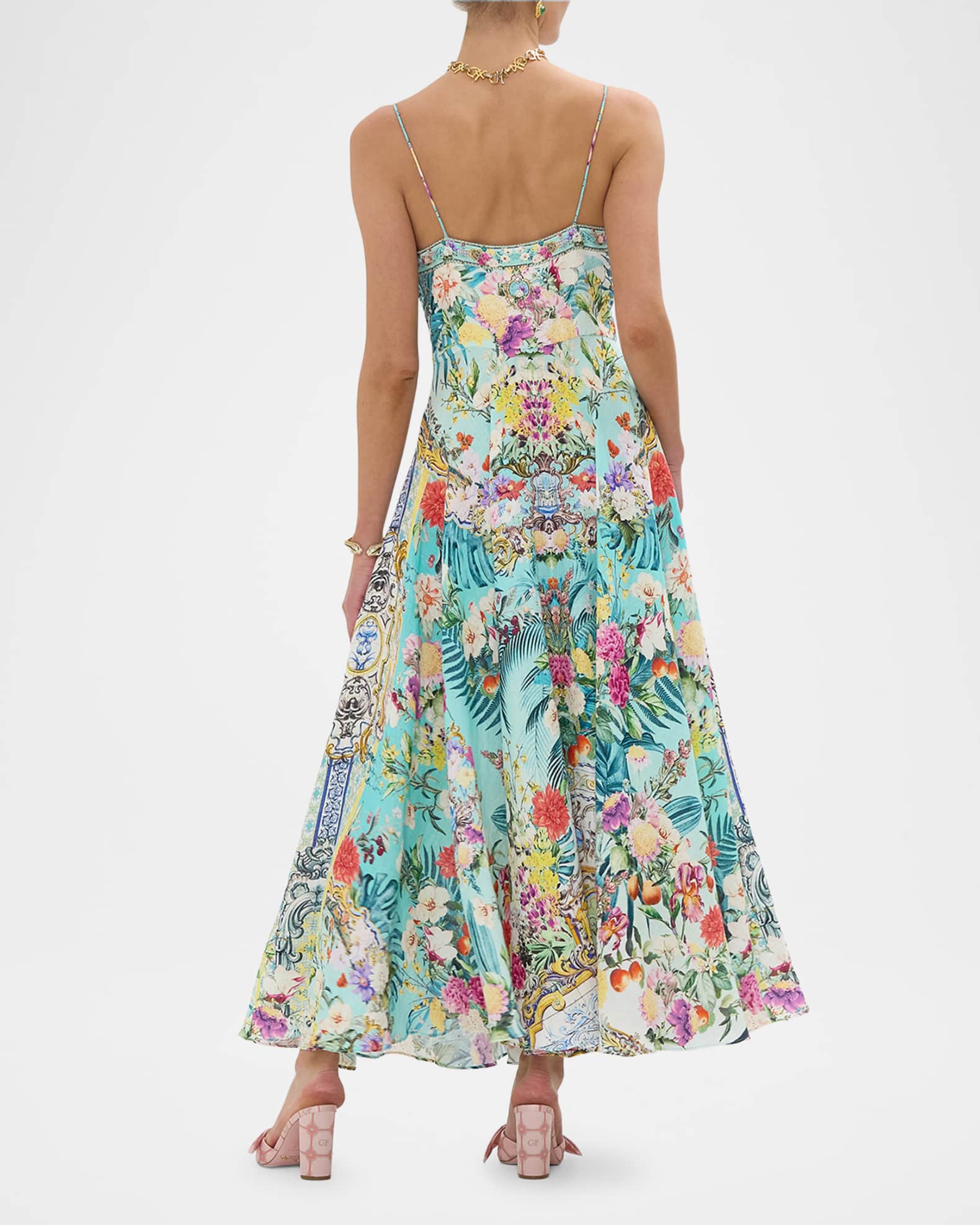 LONG SLEEVE TIERED SHORT DRESS GARDENS OF QUELUZ