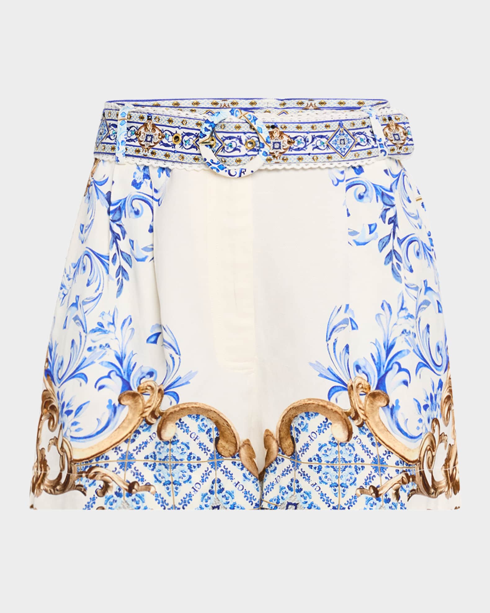 Azul Adventures Tuck Front Shorts 0