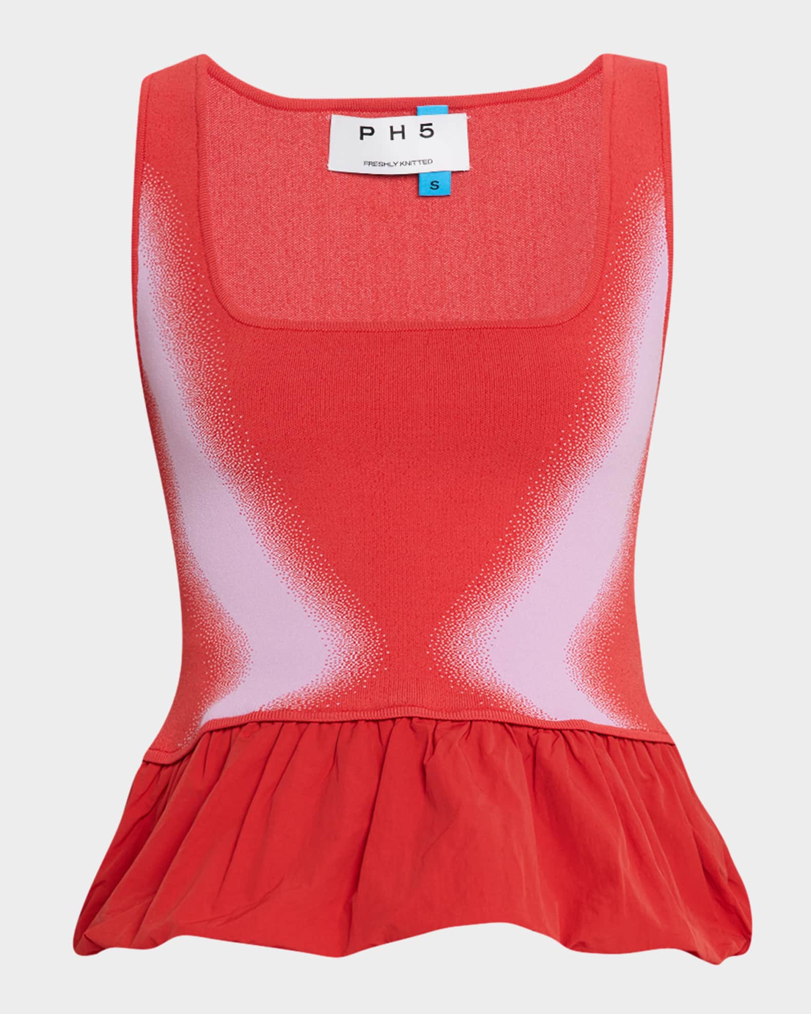 Lily Mixed-Media Tank Top 0