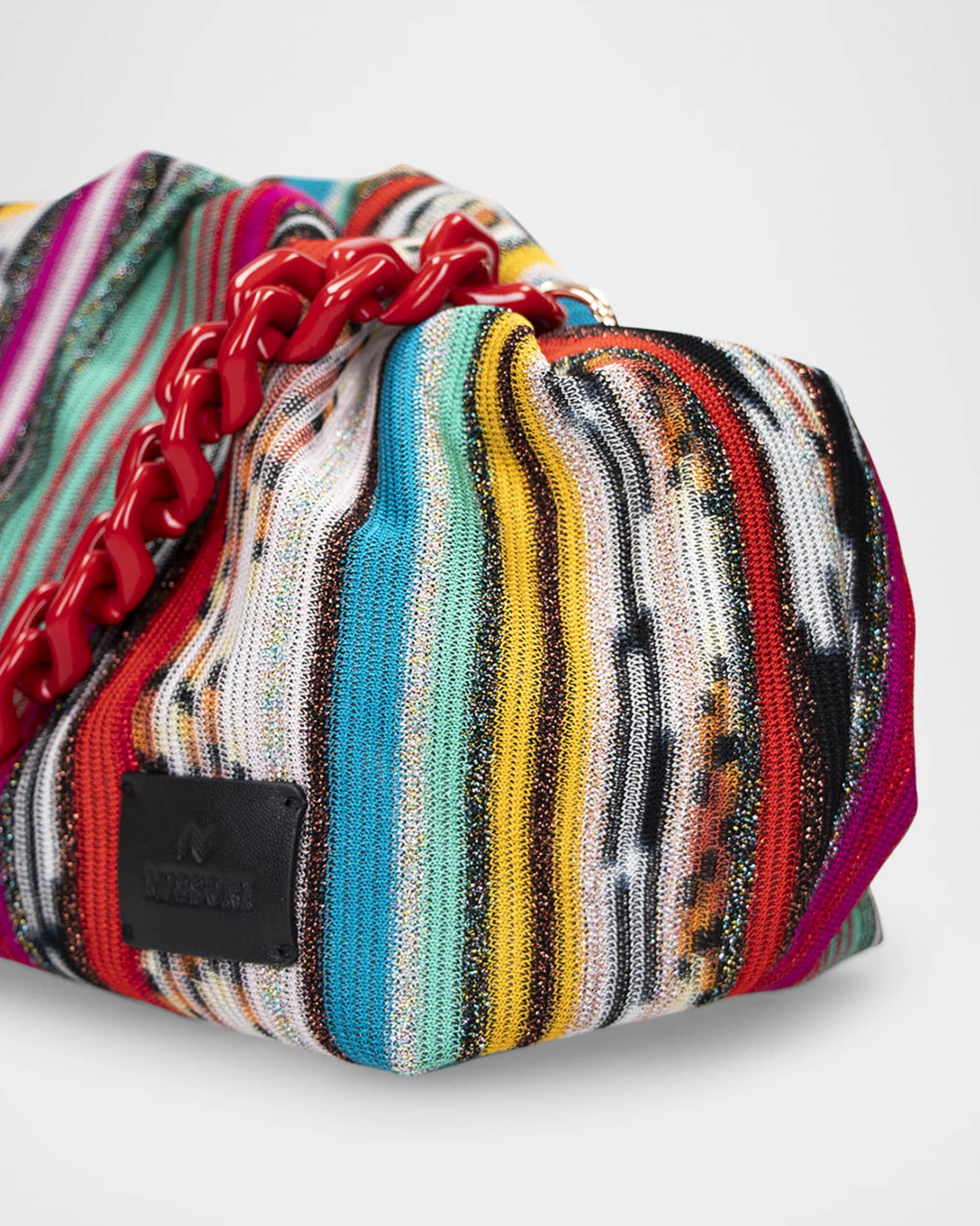 Large Multicolor Canvas Pouch Shoulder Bag 1