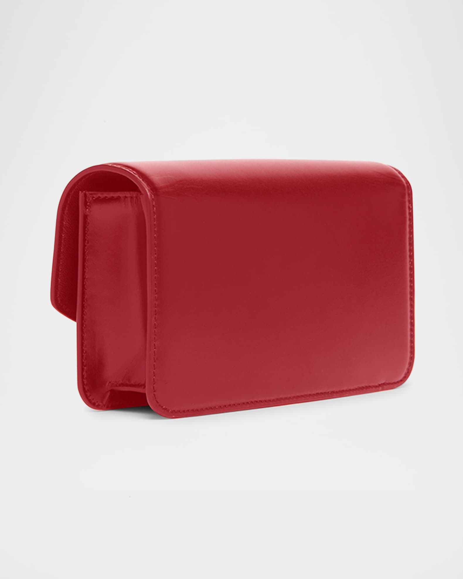 Vain Small VLOGO Leather Clutch Bag | Neiman Marcus